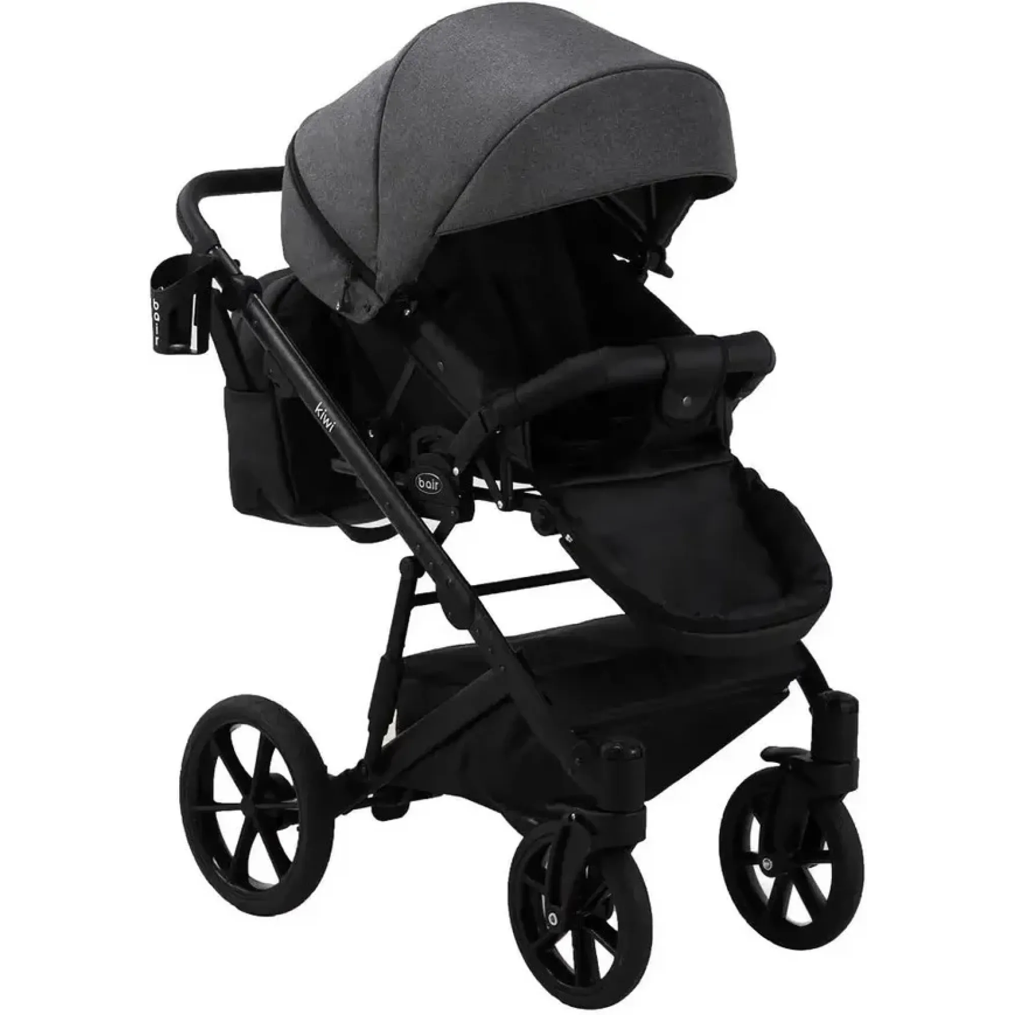 Коляска 2в1 Bair Kiwi Soft BKS-219 Графіт