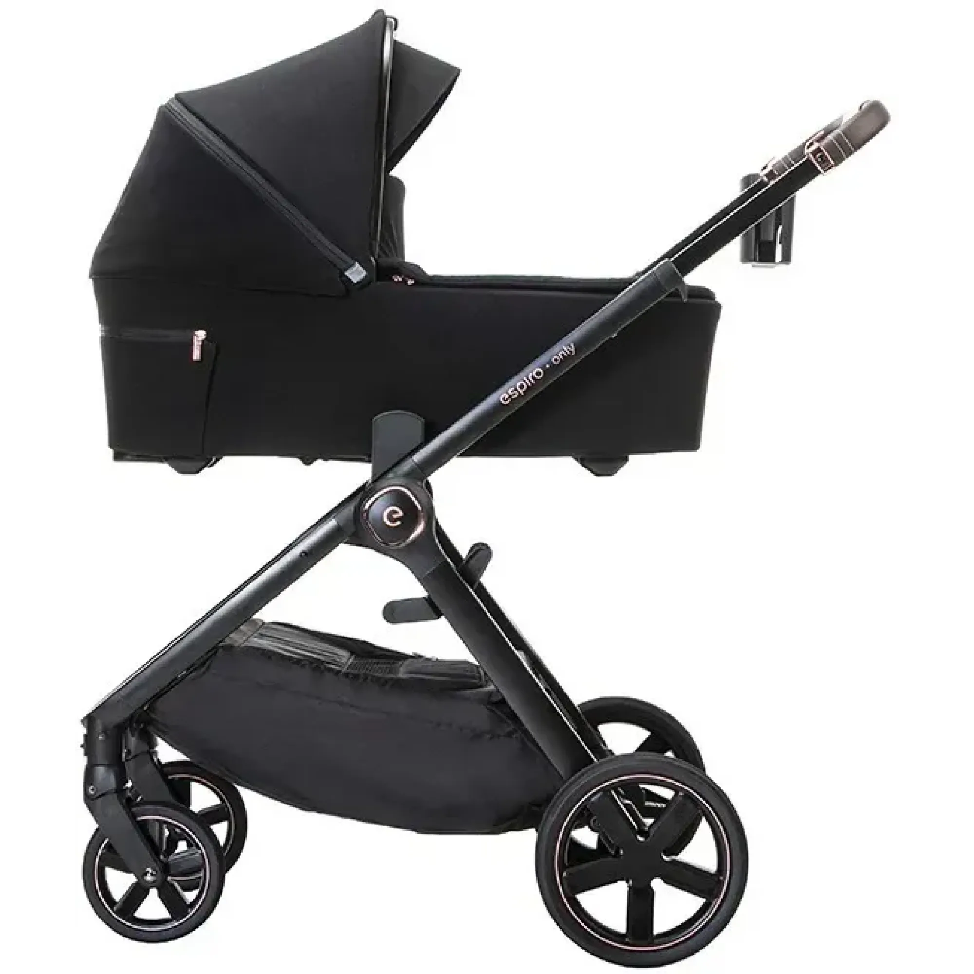 Коляска 2в1 Espiro Only 310 Stylish Black (колеса GEL)
