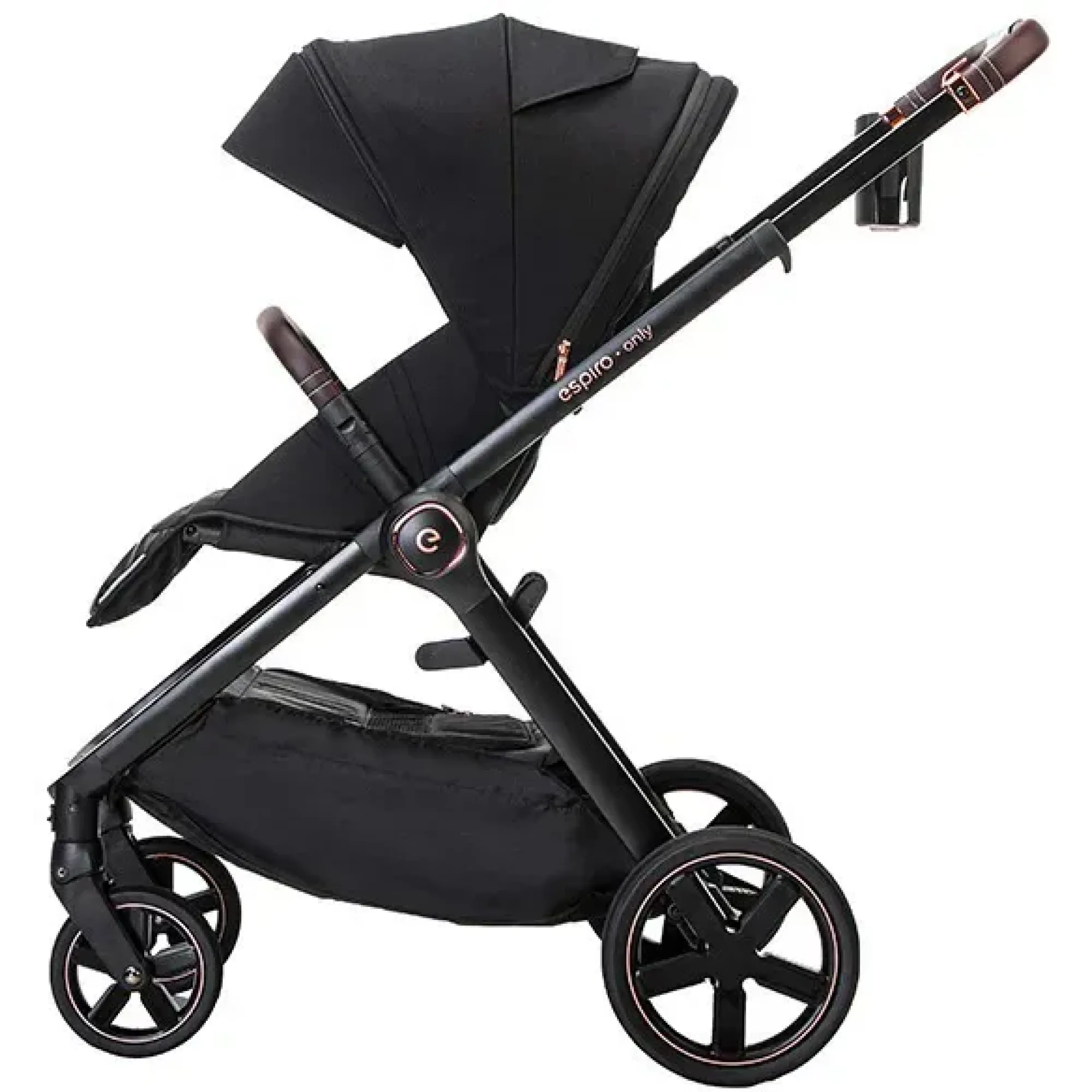 Коляска 2в1 Espiro Only 310 Stylish Black (колеса GEL)