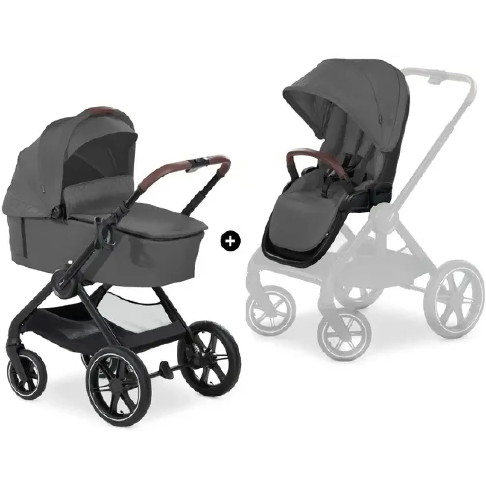 Коляска універсальна Hauck Walk N Care Air Dark Grey