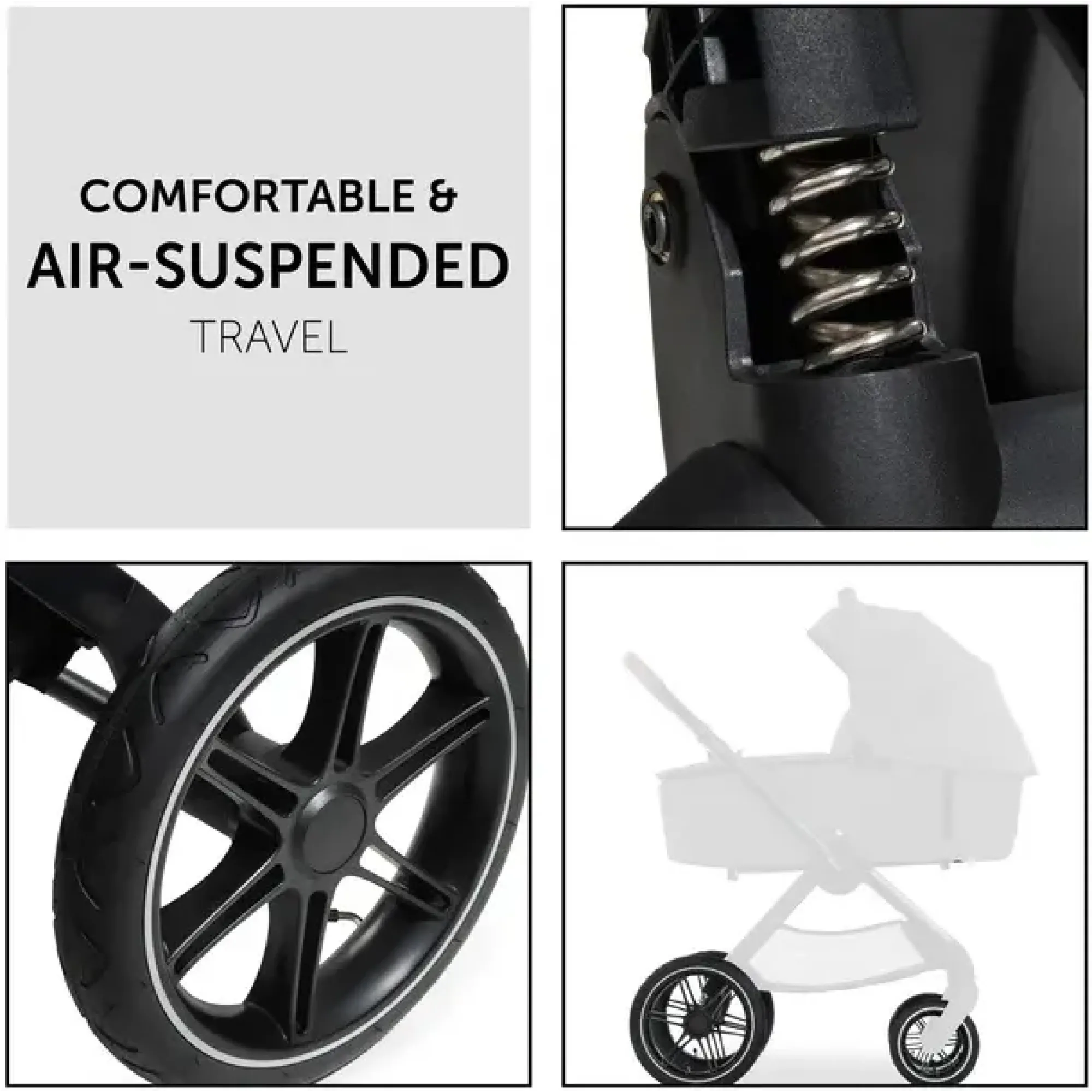 Коляска універсальна Hauck Walk N Care Air Dark Grey