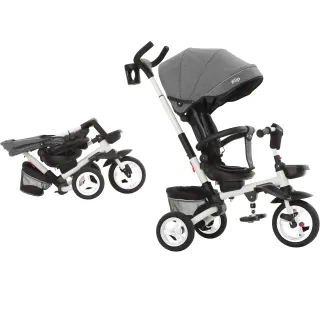 Велосипед триколісний TILLY FLIP T-390/1 Сірий/1/