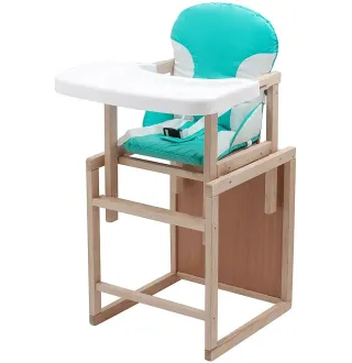 Стільчик-трансформер Babyroom Поні-230 eko бірюзовий / білий
