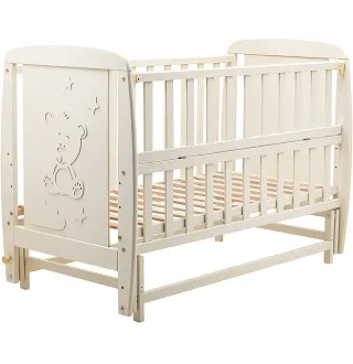 Ліжко Babyroom Умка DUMO-02 маятник, відкидний бік бук слонова кістка