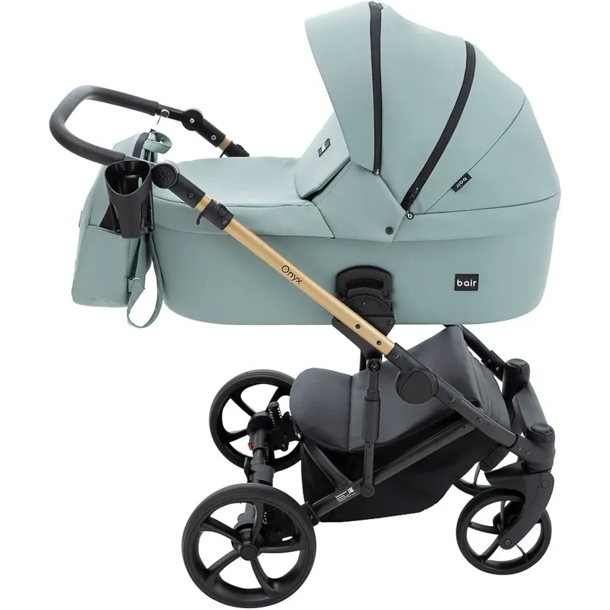 Коляска 2 в 1 Bair Onyx ECO OE-145 нефрит