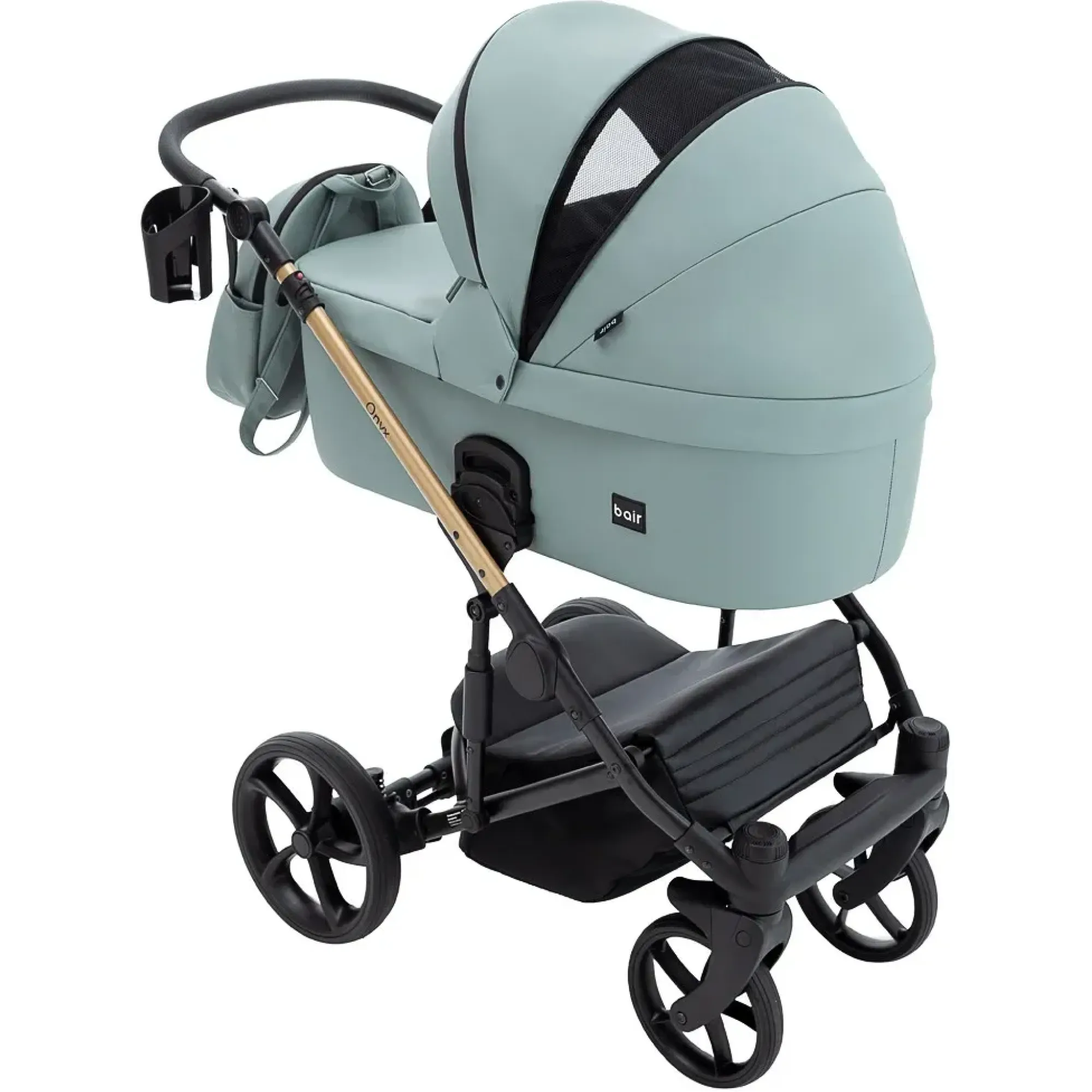 Коляска 2 в 1 Bair Onyx ECO OE-145 нефрит