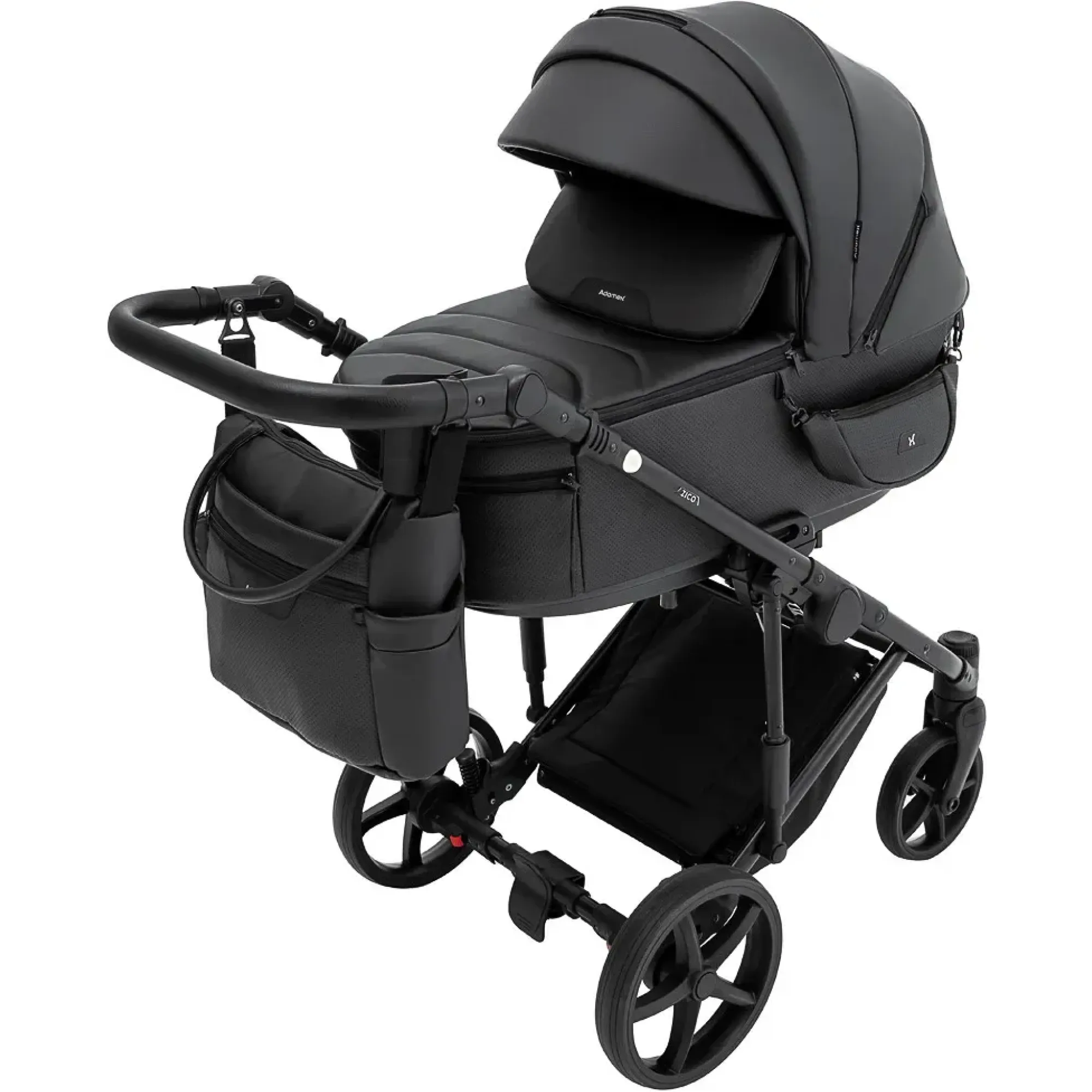 Коляска 2 в 1 Adamex Zico Eco Sa-2 чорний