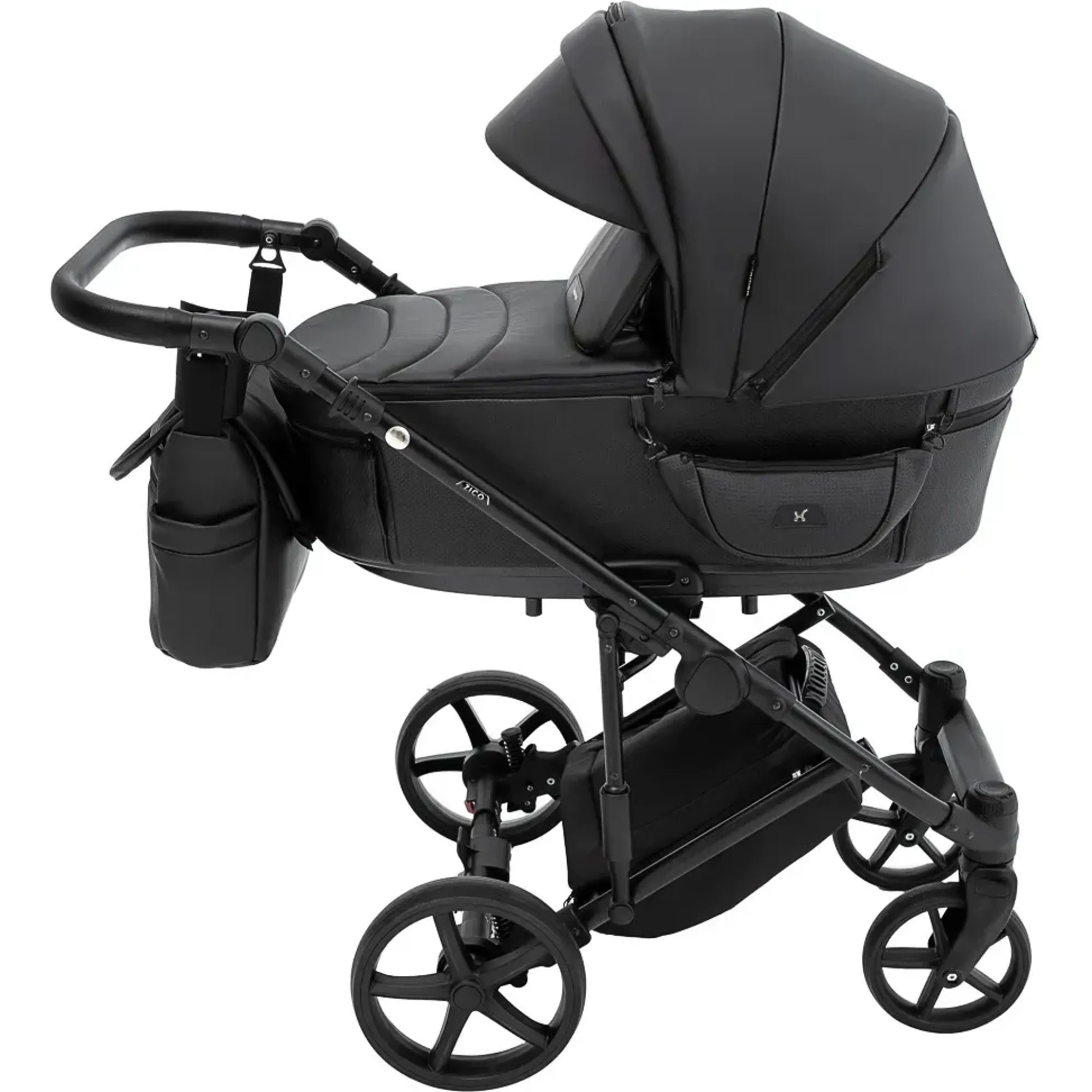 Коляска 2 в 1 Adamex Zico Eco Sa-2 чорний