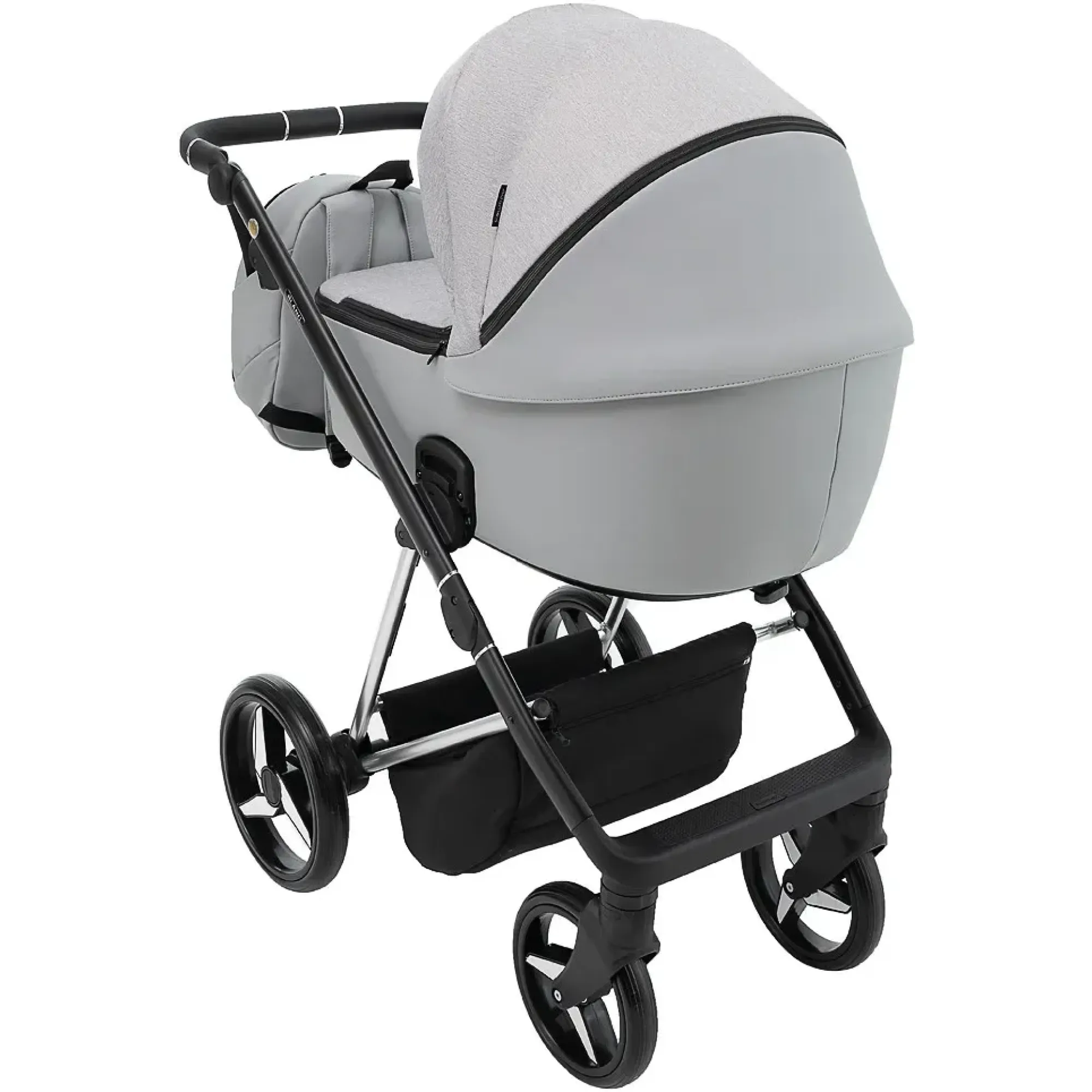 Коляска 2 в 1 Adamex Blanc Special Edidion PS-586 сірий