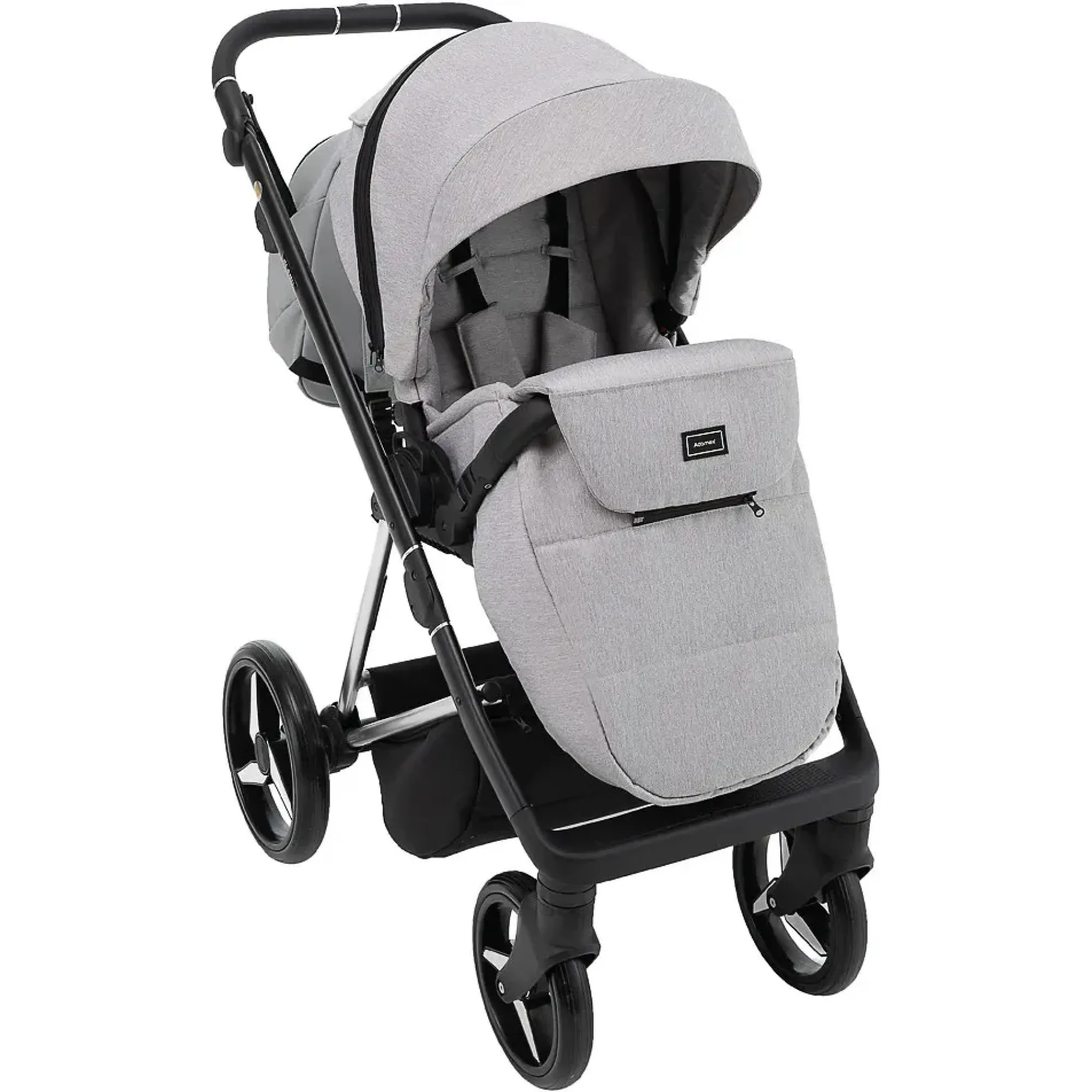 Коляска 2 в 1 Adamex Blanc Special Edidion PS-586 сірий