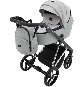 Коляска 2 в 1 Adamex Blanc Special Edidion PS-586 сірий