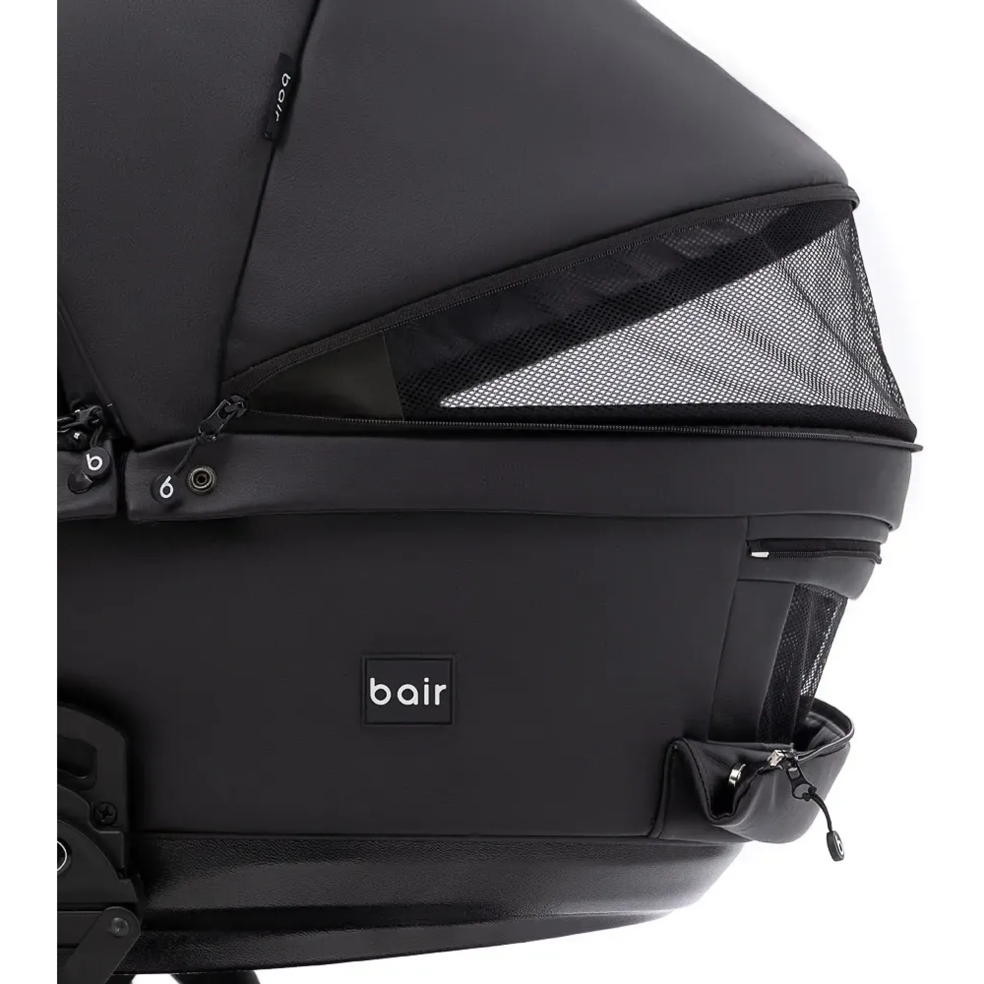 Коляска 2 в 1 Bair Kiwi Plus ECO BKP-15 чорний