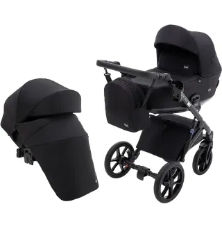 Коляска 2 в 1 Bair Kiwi Plus Soft BKP-452 чорний