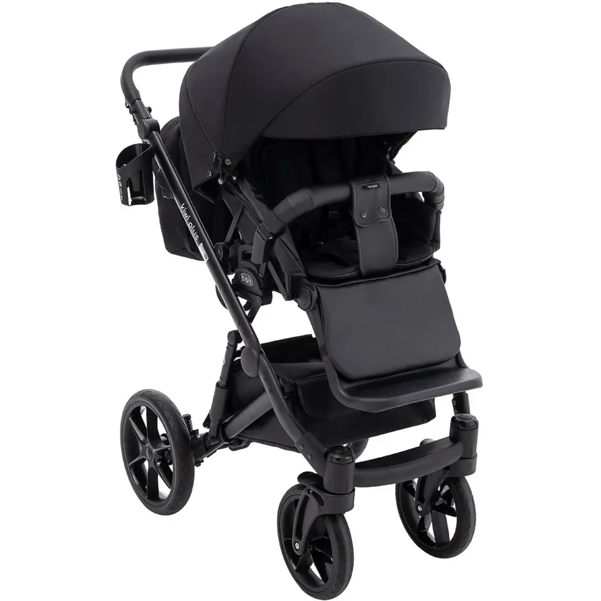 Коляска 2 в 1 Bair Kiwi Plus Soft BKP-452 чорний