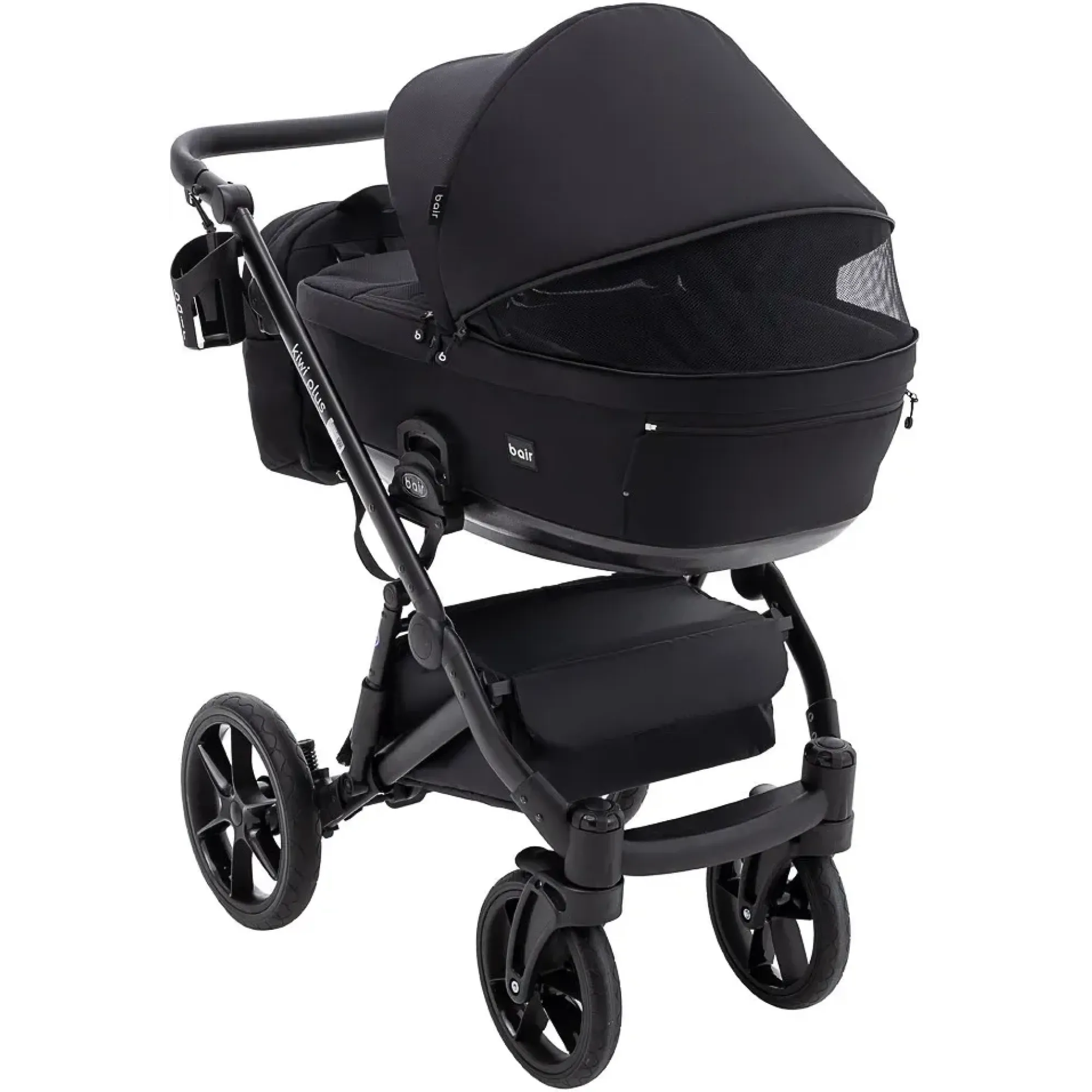 Коляска 2 в 1 Bair Kiwi Plus Soft BKP-452 чорний