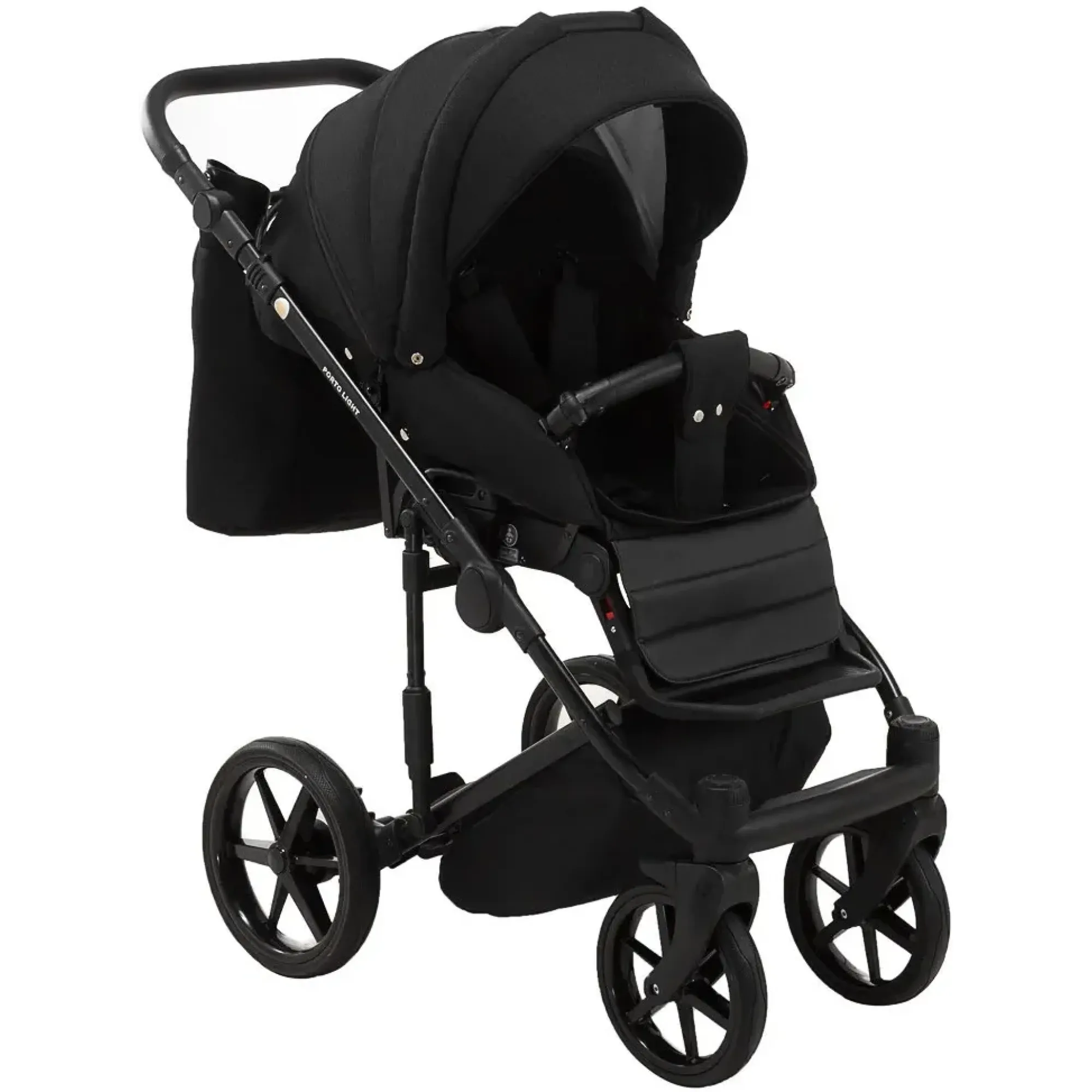 Коляска 2 в 1 Adamex Porto Light Tip TK-53 чорний