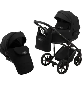 Коляска 2 в 1 Adamex Porto Light Tip TK-53 чорний