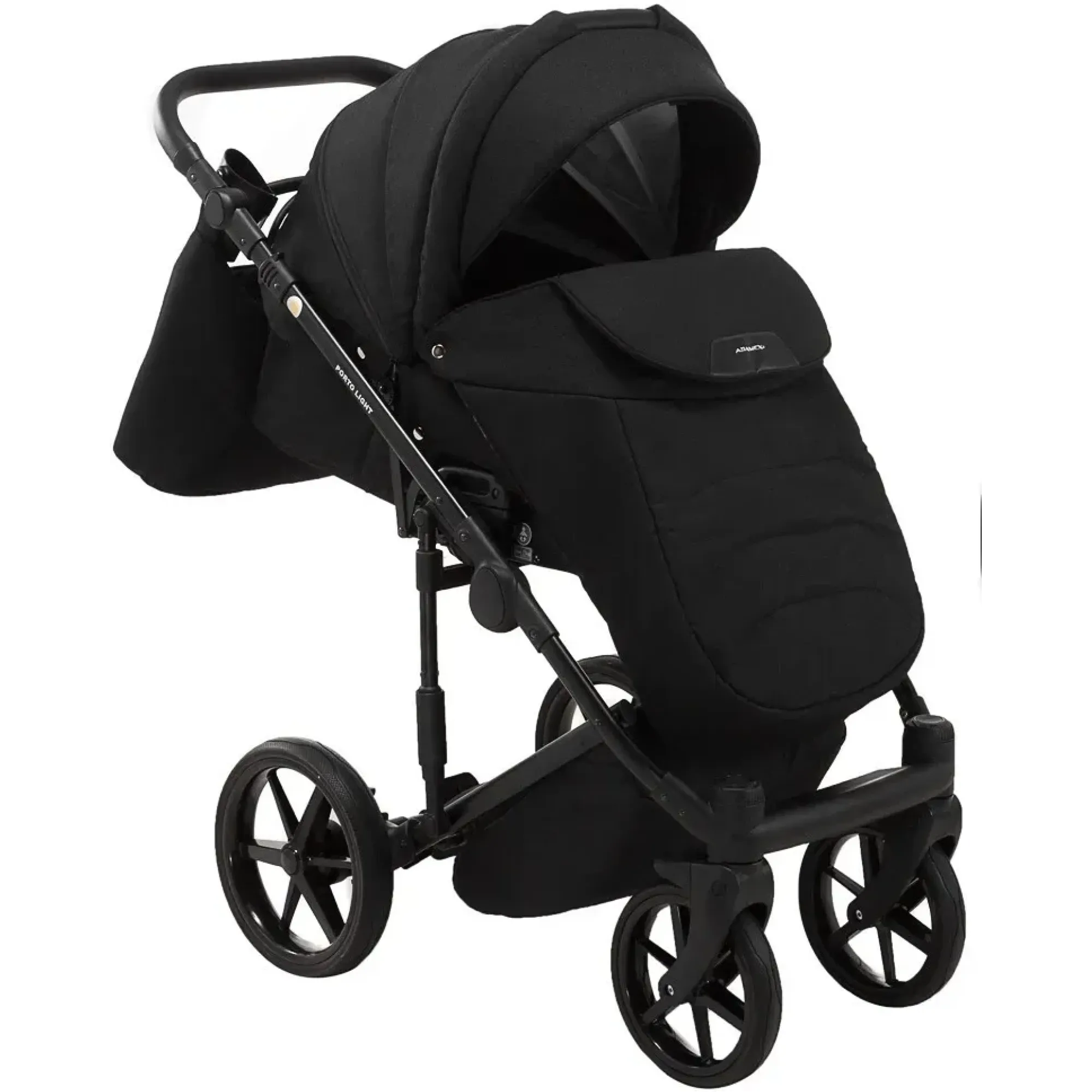 Коляска 2 в 1 Adamex Porto Light Tip TK-53 чорний