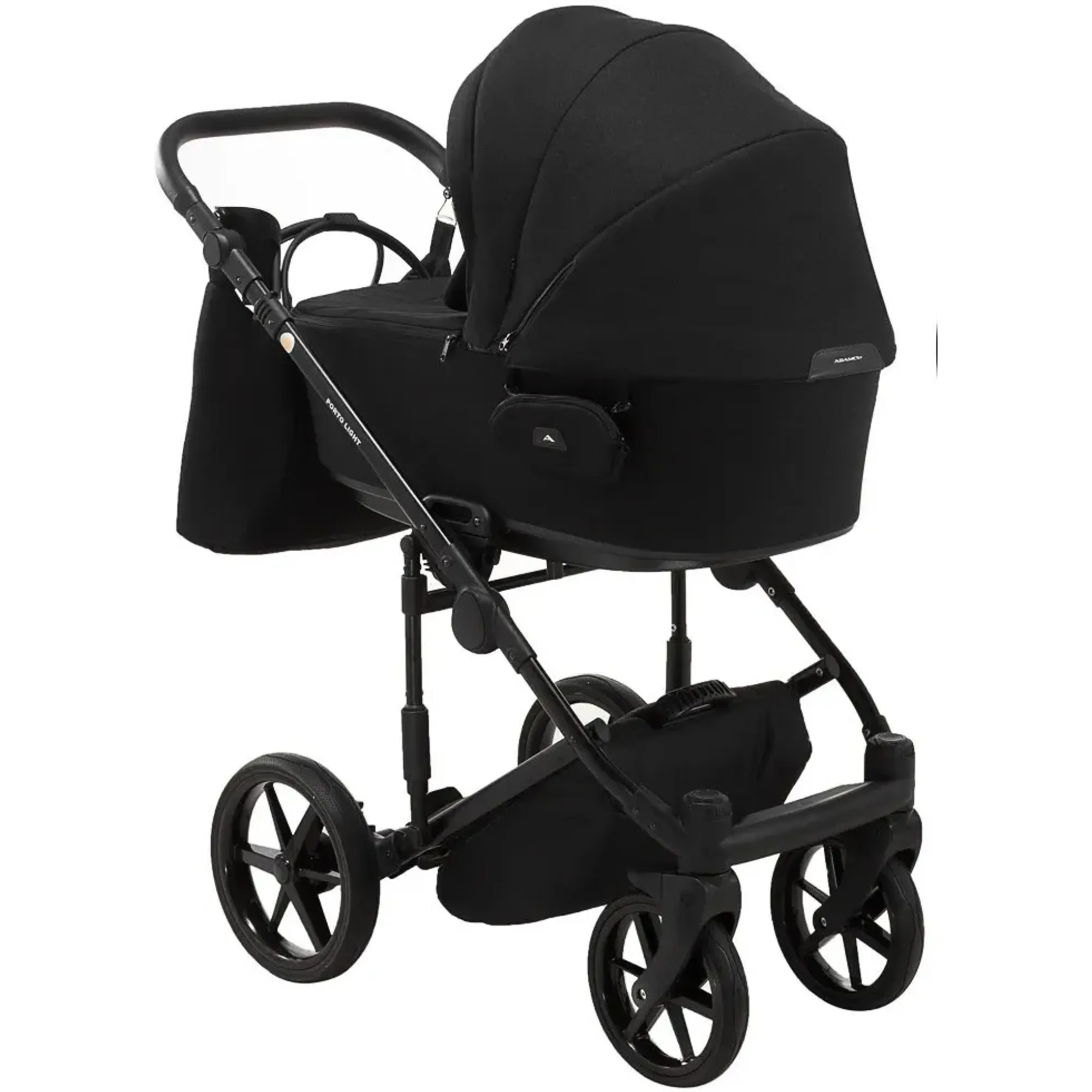 Коляска 2 в 1 Adamex Porto Light Tip TK-53 чорний