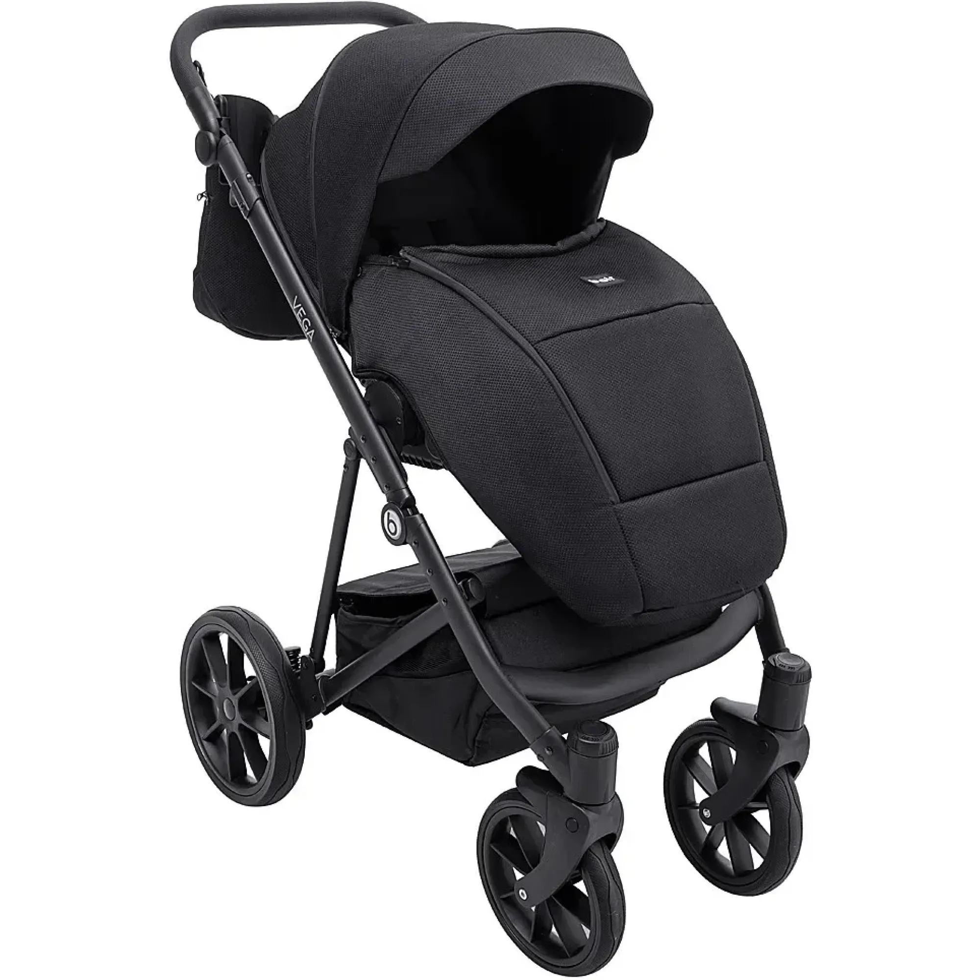 Коляска 2 в 1 Bair Vega Soft VS-05 black чорний