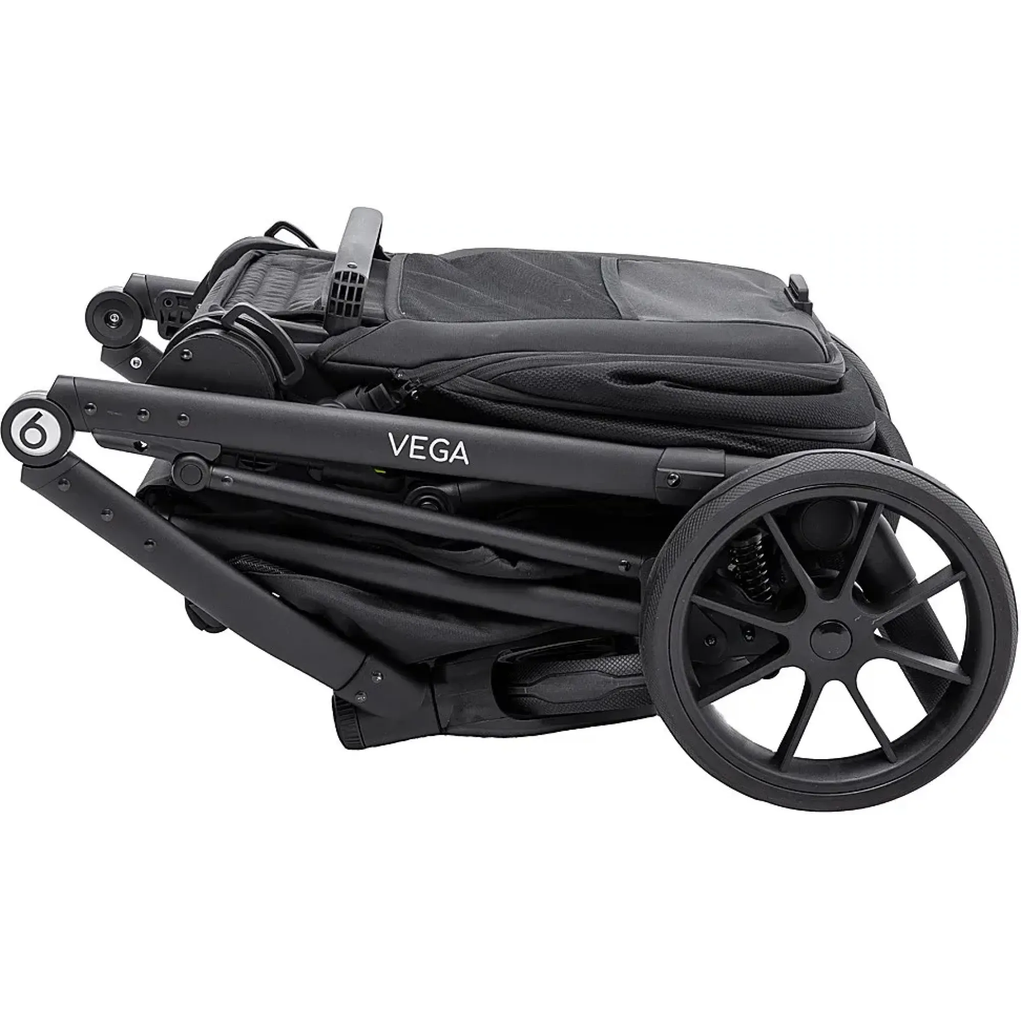 Коляска 2 в 1 Bair Vega Soft VS-05 black чорний