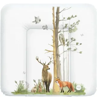 Повивальний матрац мʼякий Ceba Baby Soft changing mat medium (75x72 cm) W-144-000-724 basic woodland