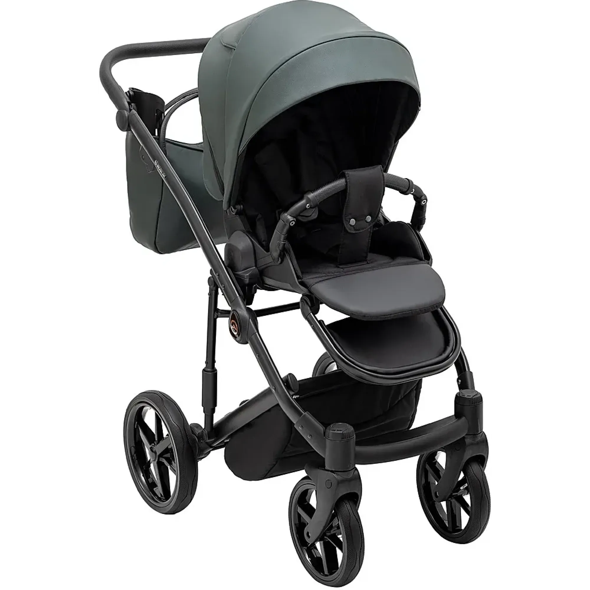 Коляска 2 в 1 Adamex Mobi Air Thermo New ECO SA-29 темо-зелений