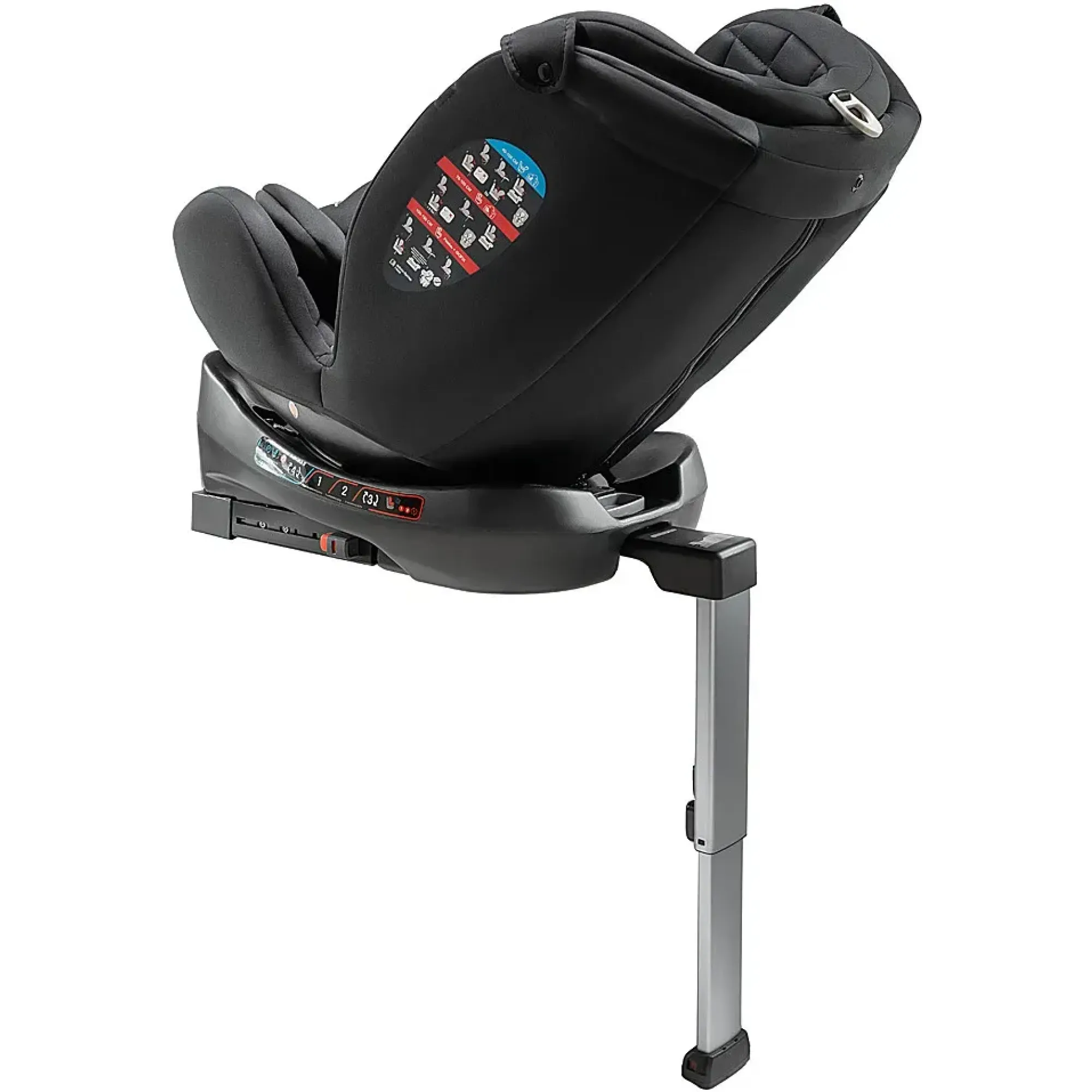 Автокрісло Bair Joy 360 i-size Iso-fix TB-01 total black