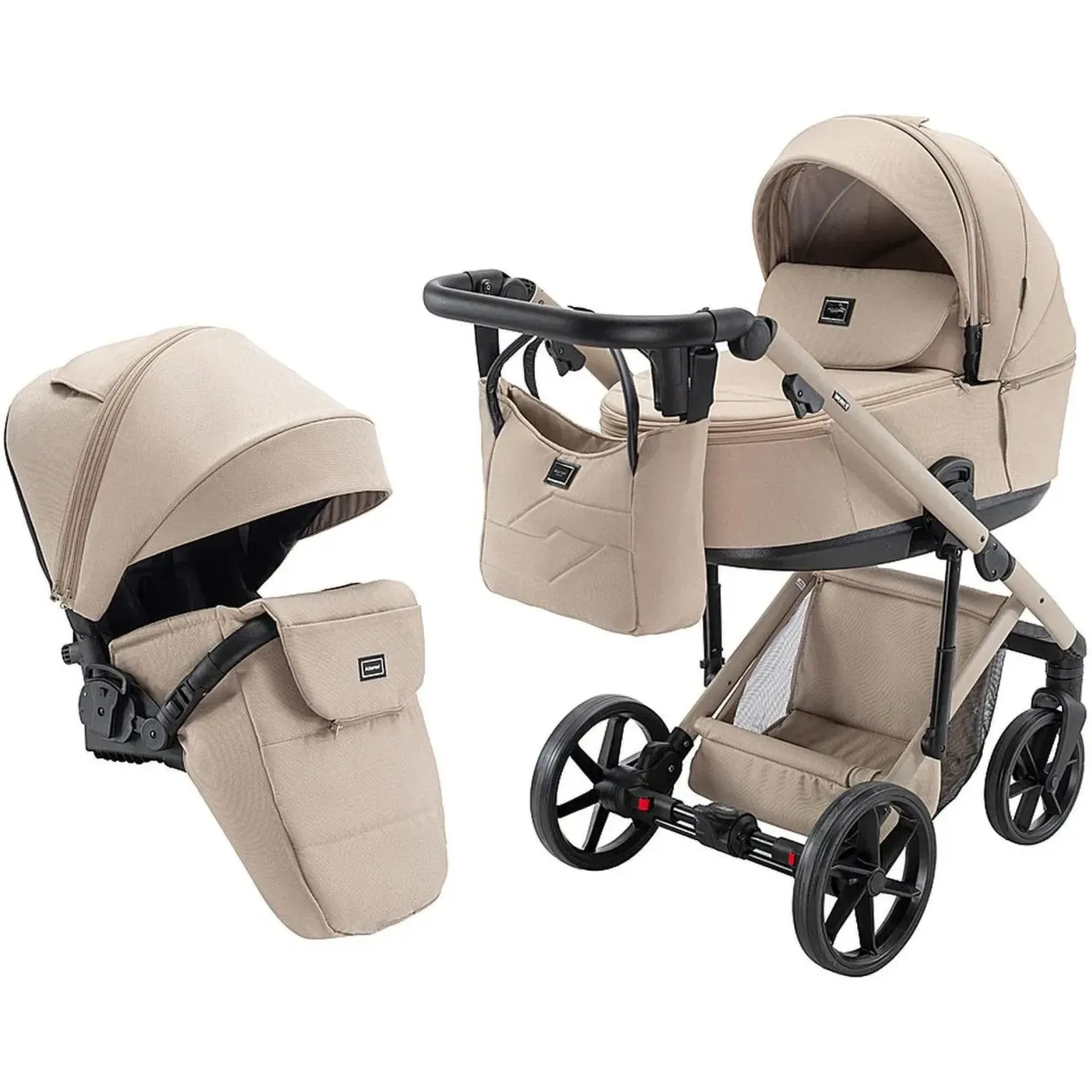 Коляска 2 в 1 Adamex Dolce Natura 14 sand