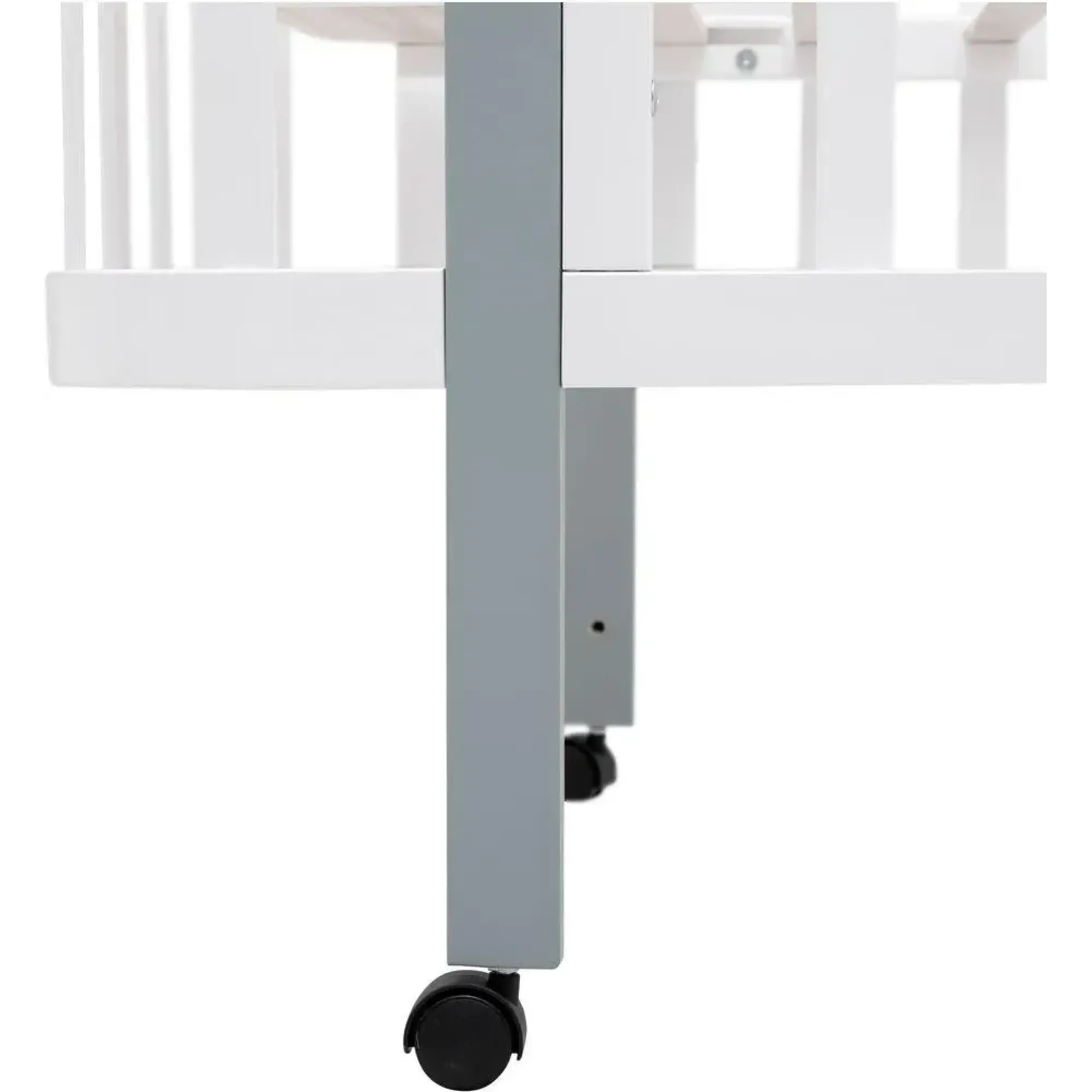 Ліжко Babyroom Місяць LU-1 білий / сірий