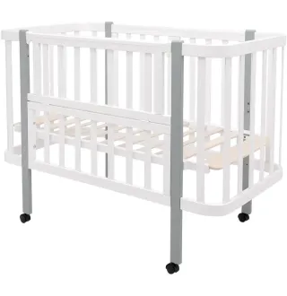 Ліжко Babyroom Місяць LU-1 білий / сірий