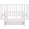 Ліжко Babyroom Місяць LU-3 маятник, шухляда білий