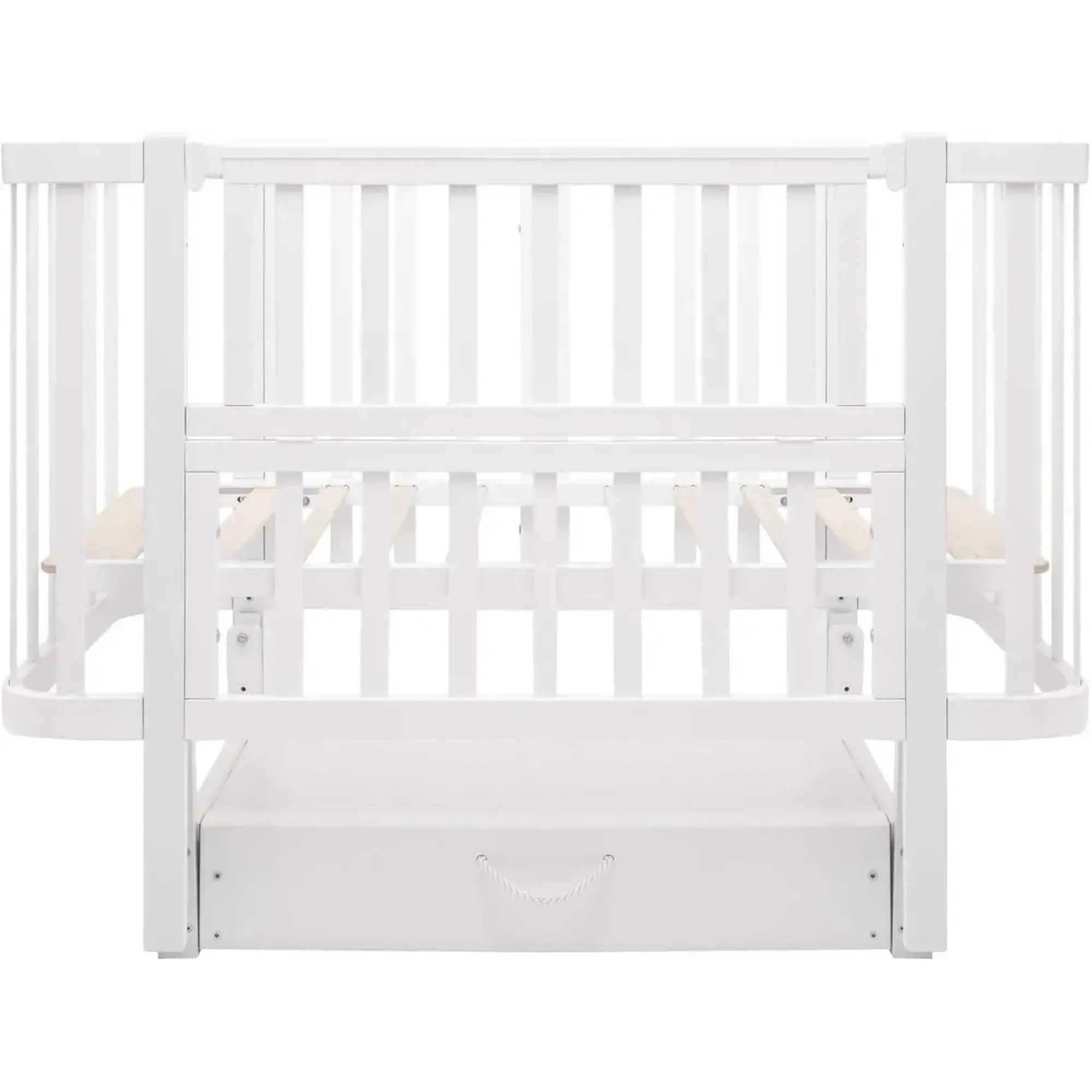 Ліжко Babyroom Місяць LU-3 маятник, шухляда білий