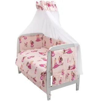 Дитяча постіль Babyroom Gold RG-08 бежевий (принцеса з собачкою)