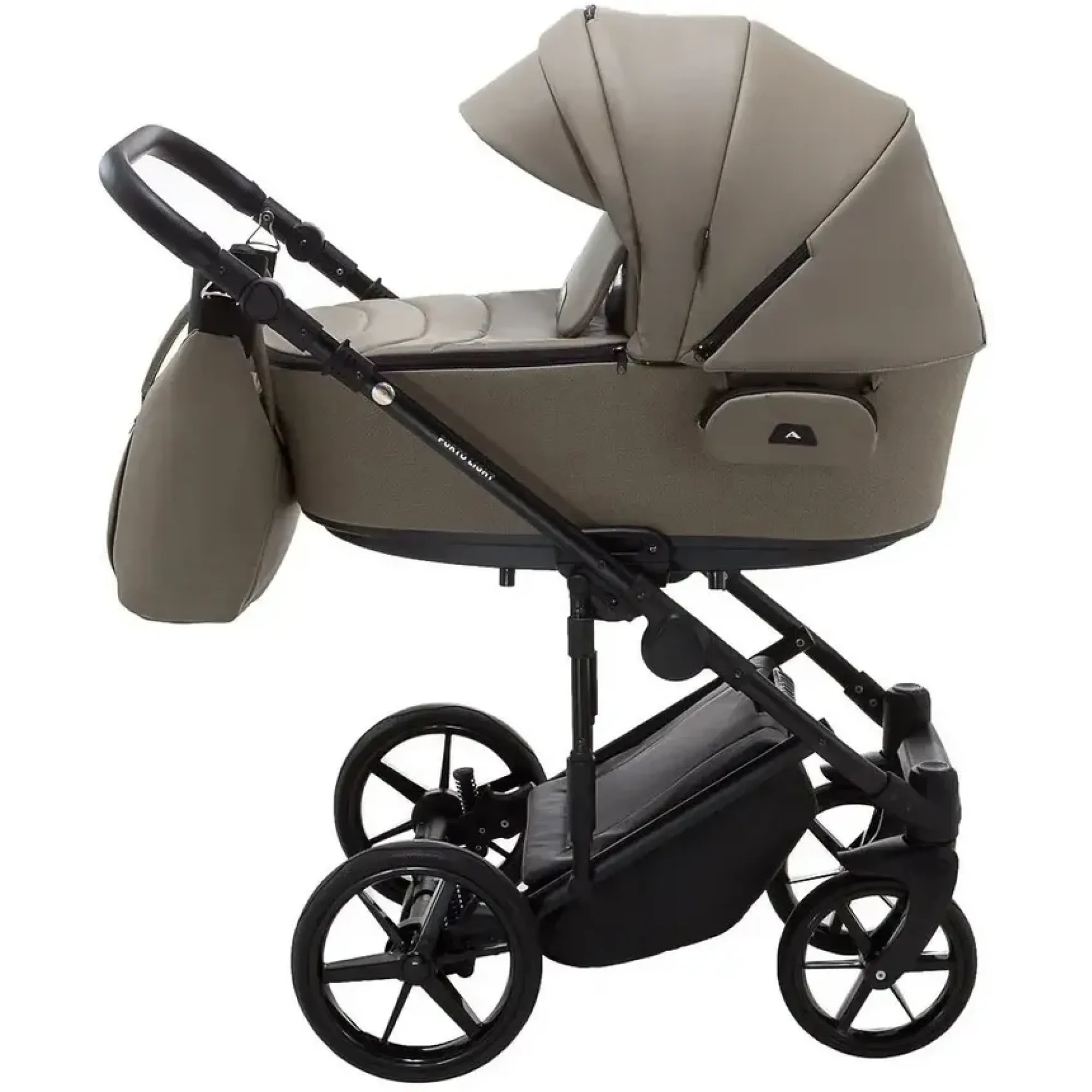 Коляска 2в1 Adamex Porto Light Eco SA-9 Темний капучино