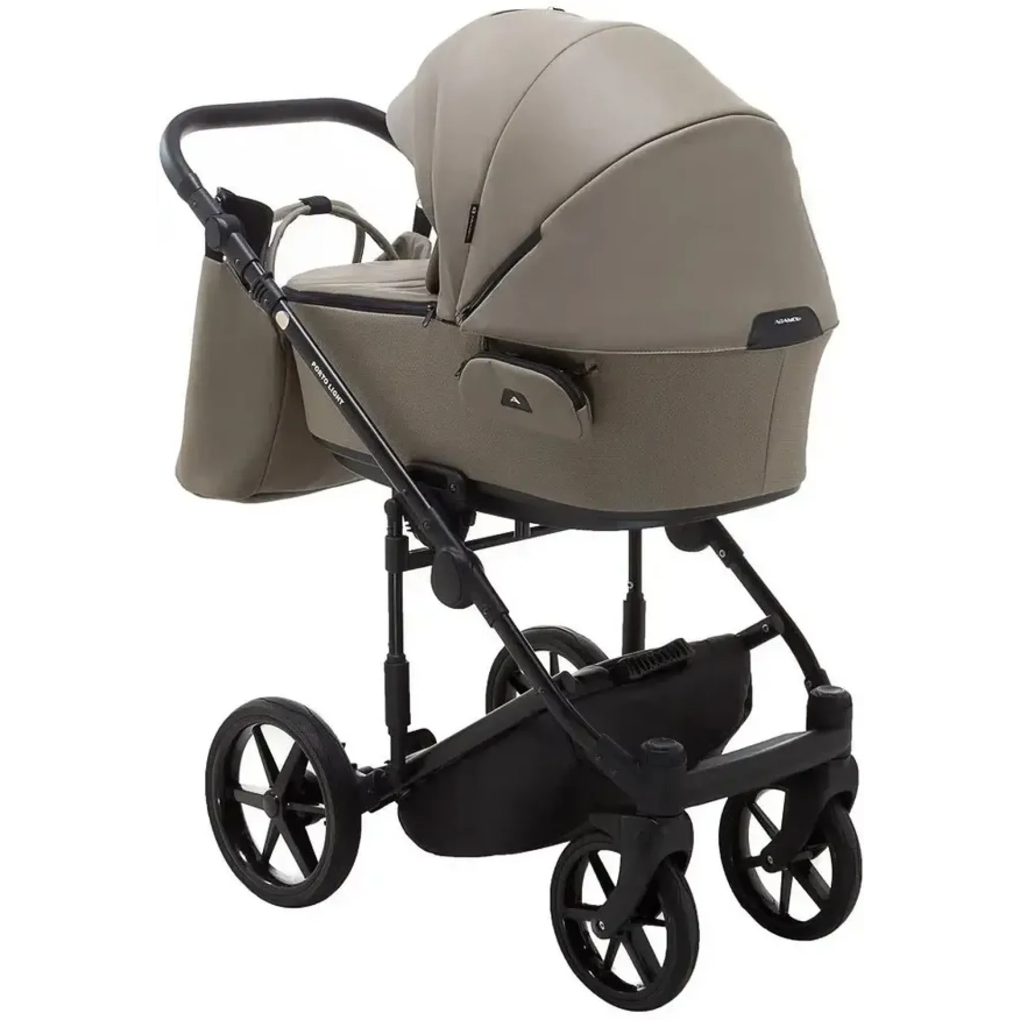 Коляска 2в1 Adamex Porto Light Eco SA-9 Темний капучино