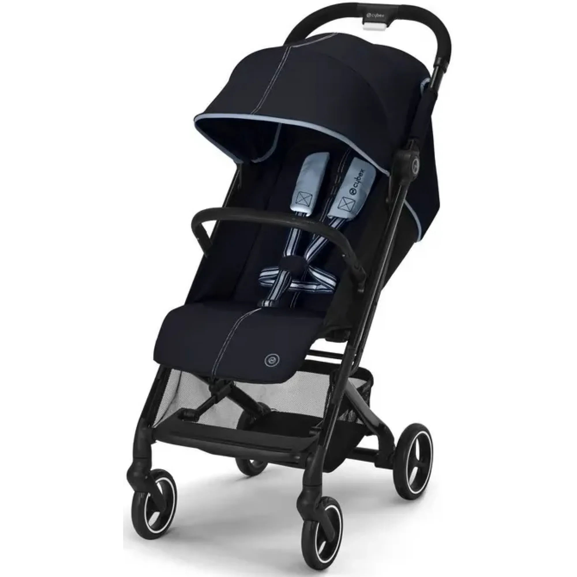 Прогулянкова коляска Cybex Beezy Ocean Blue (з бампером)