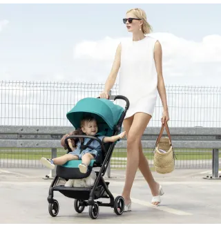 Прогулянкова коляска Cybex Beezy Nature Green (з бампером)