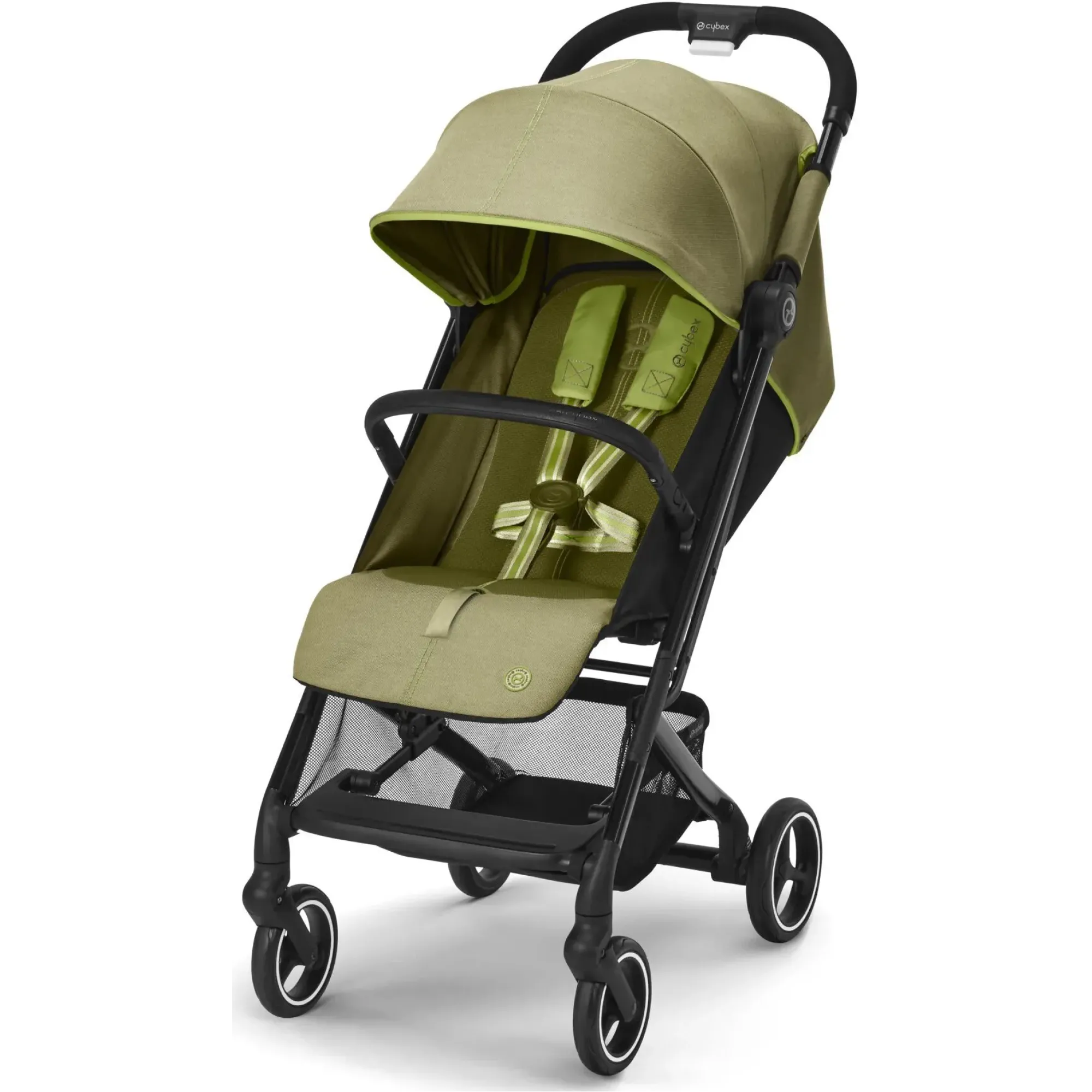 Прогулянкова коляска Cybex Beezy Nature Green (з бампером)