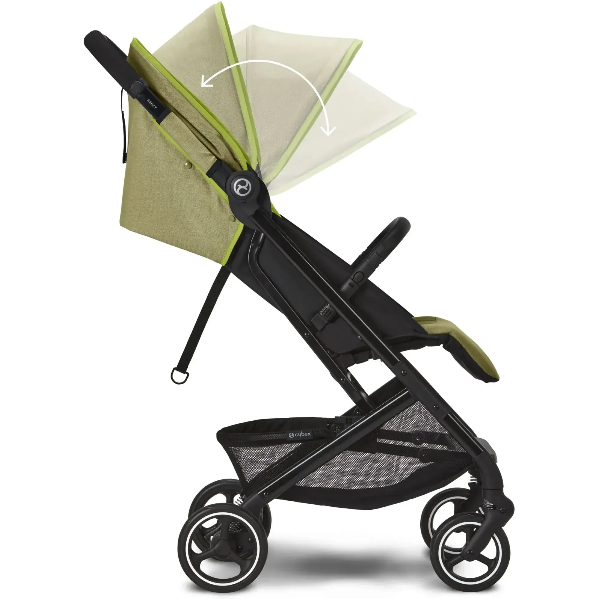 Прогулянкова коляска Cybex Beezy Nature Green (з бампером)