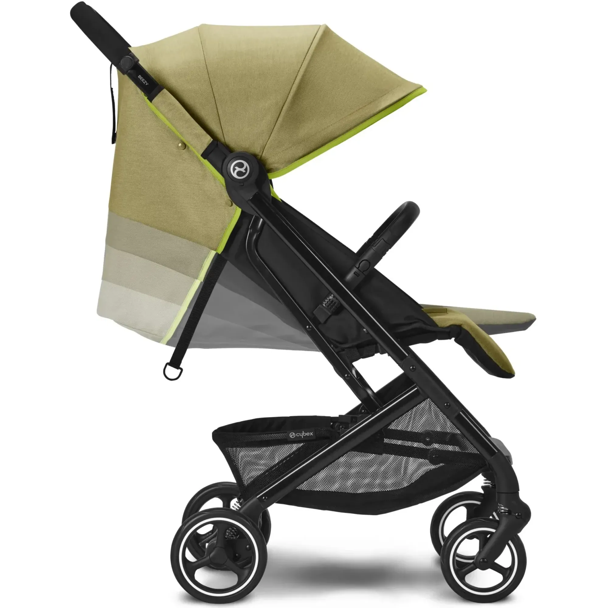 Прогулянкова коляска Cybex Beezy Nature Green (з бампером)