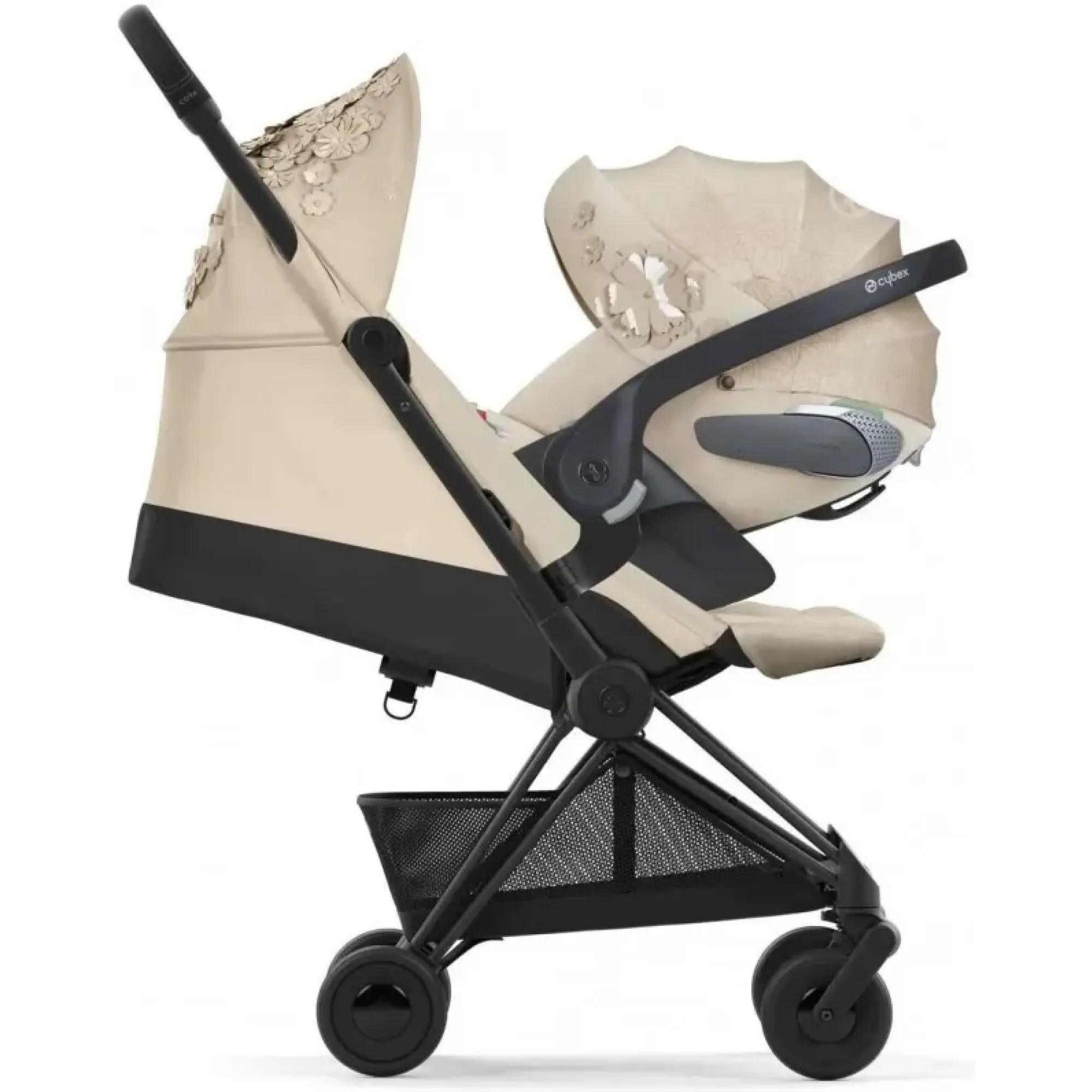 Прогулянкова коляска Cybex Coya Simply Flowers Beige