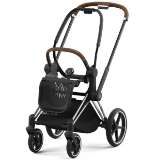 Шасі Cybex Priam та Каркас прогулянкового блоку Chrome Brown
