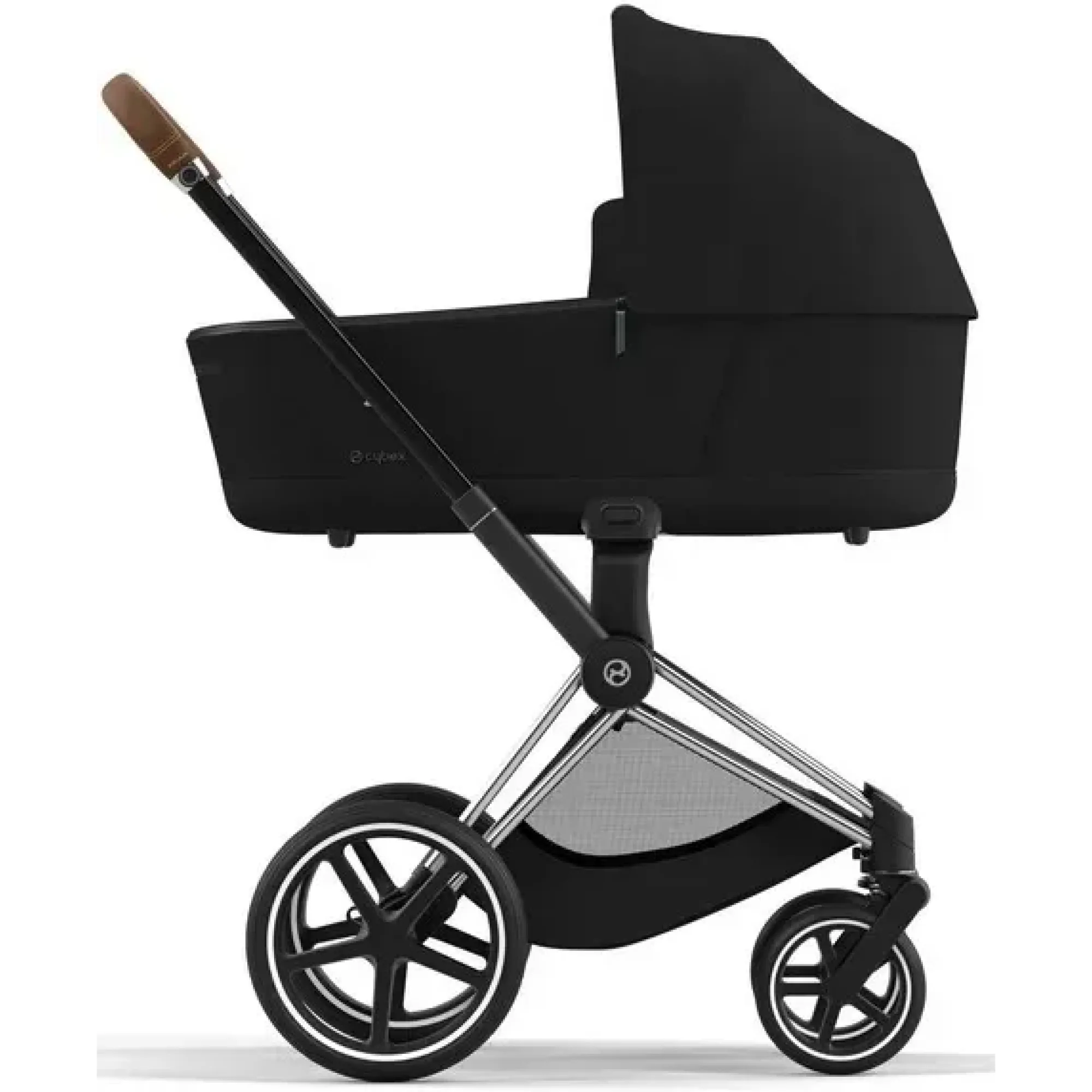 Шасі Cybex Priam та Каркас прогулянкового блоку Chrome Brown