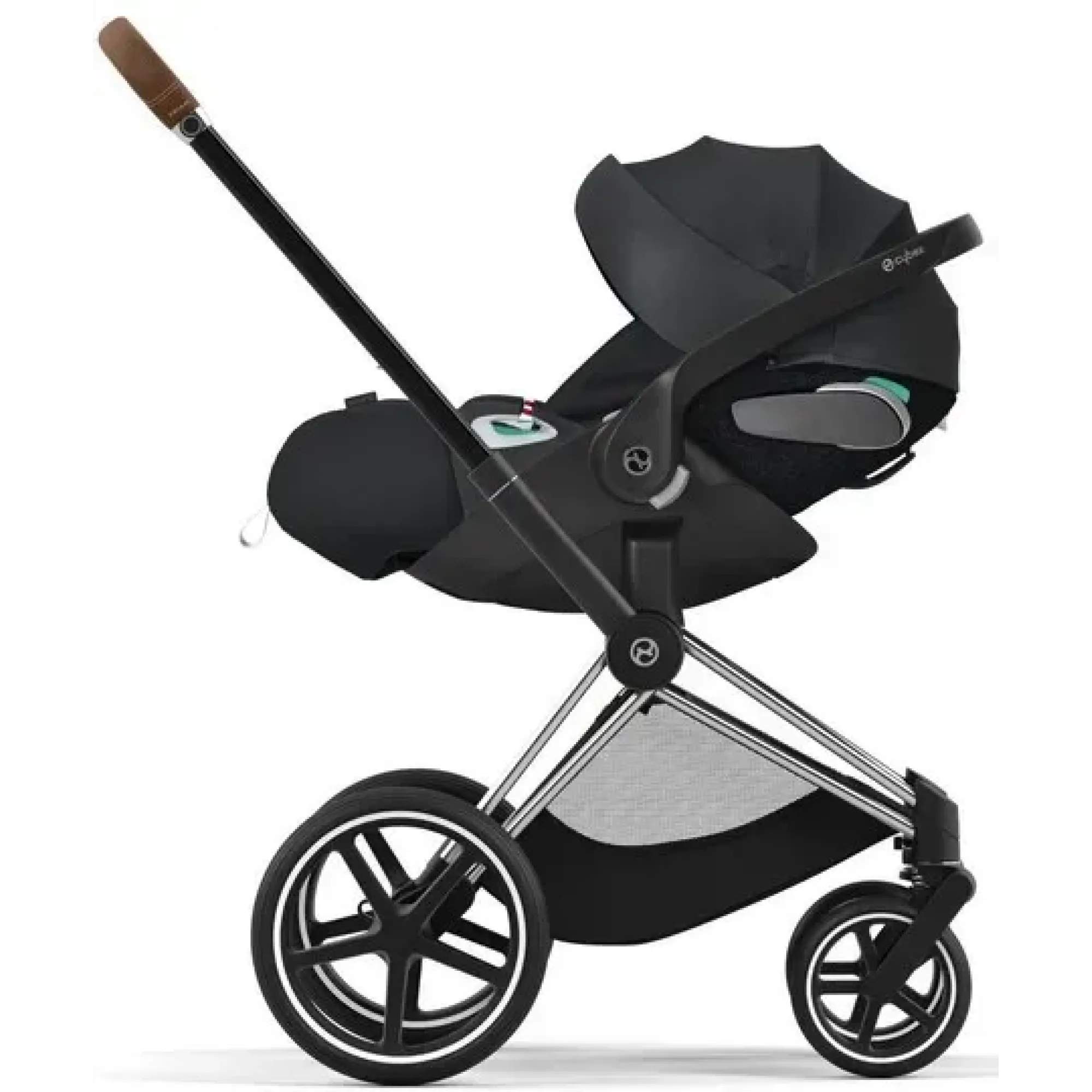 Шасі Cybex Priam та Каркас прогулянкового блоку Chrome Brown