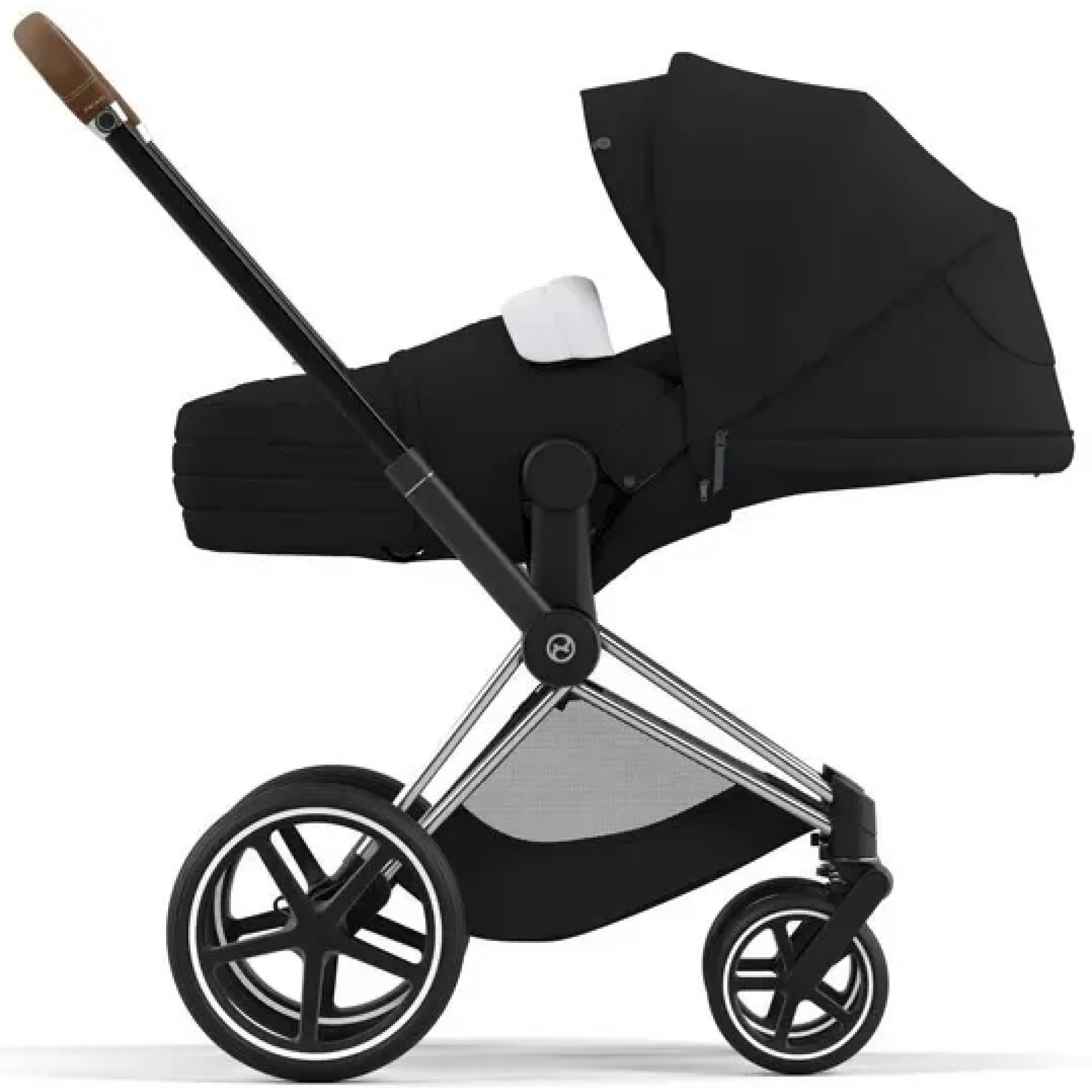 Шасі Cybex Priam та Каркас прогулянкового блоку Chrome Brown