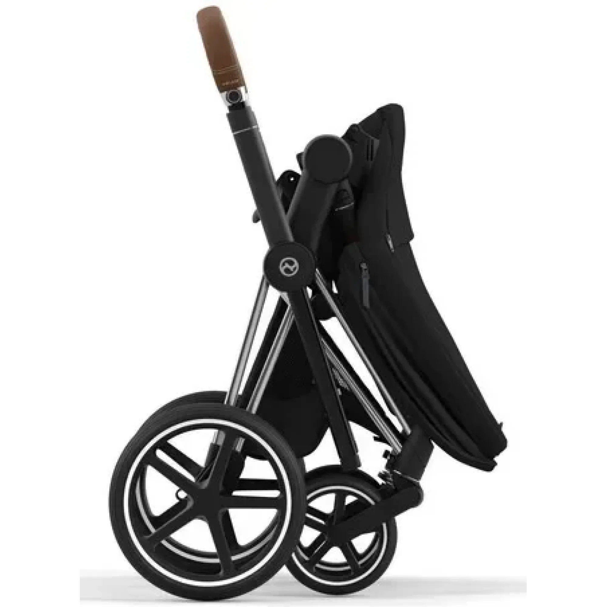 Шасі Cybex Priam та Каркас прогулянкового блоку Chrome Brown