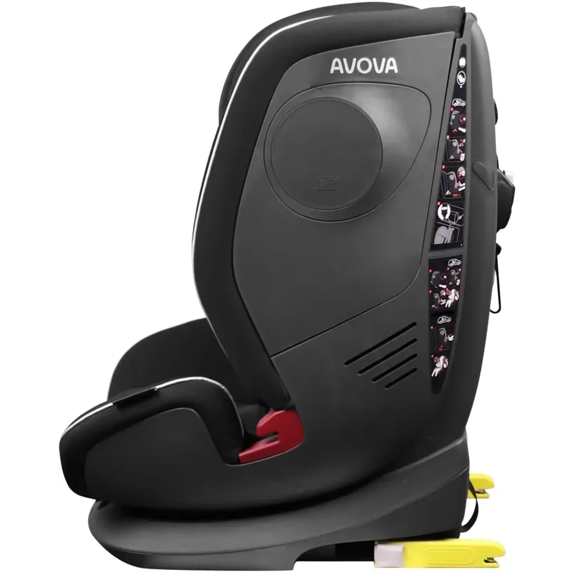 Автокрісло Avova Sanderling-Fix Pearl Black