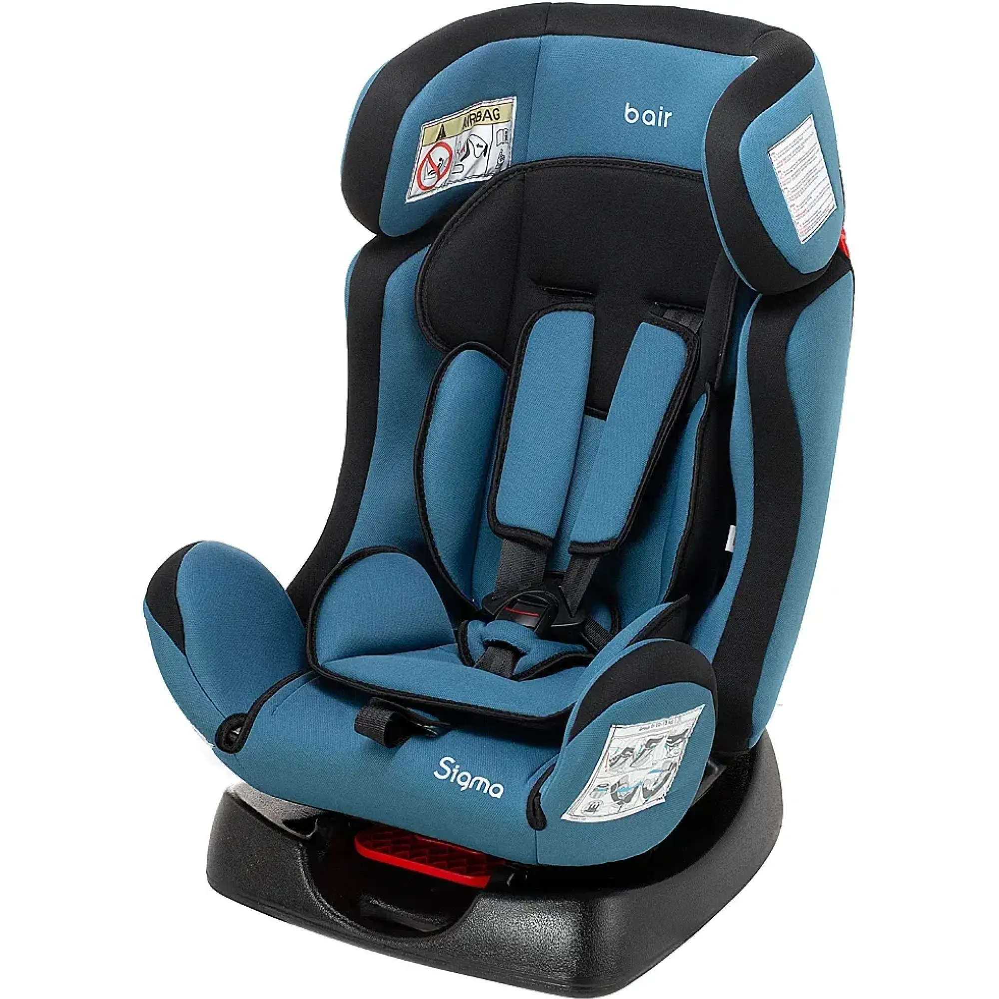 Автокресло Bair Sigma DS2924 Черный / Темно-бирюзовый