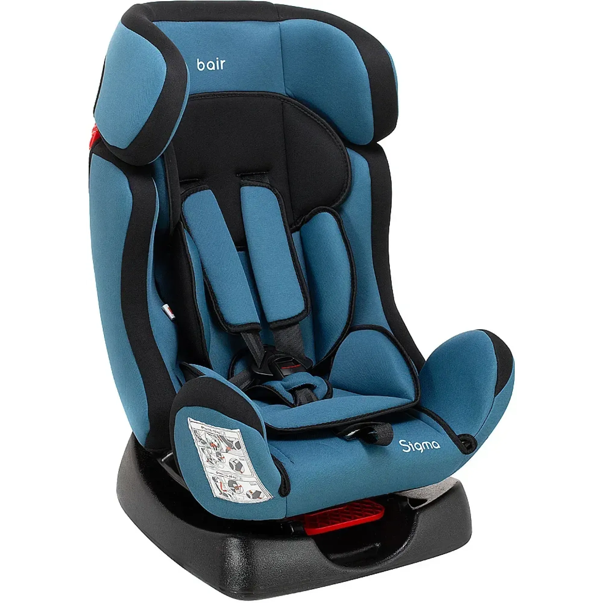 Автокресло Bair Sigma DS2924 Черный / Темно-бирюзовый